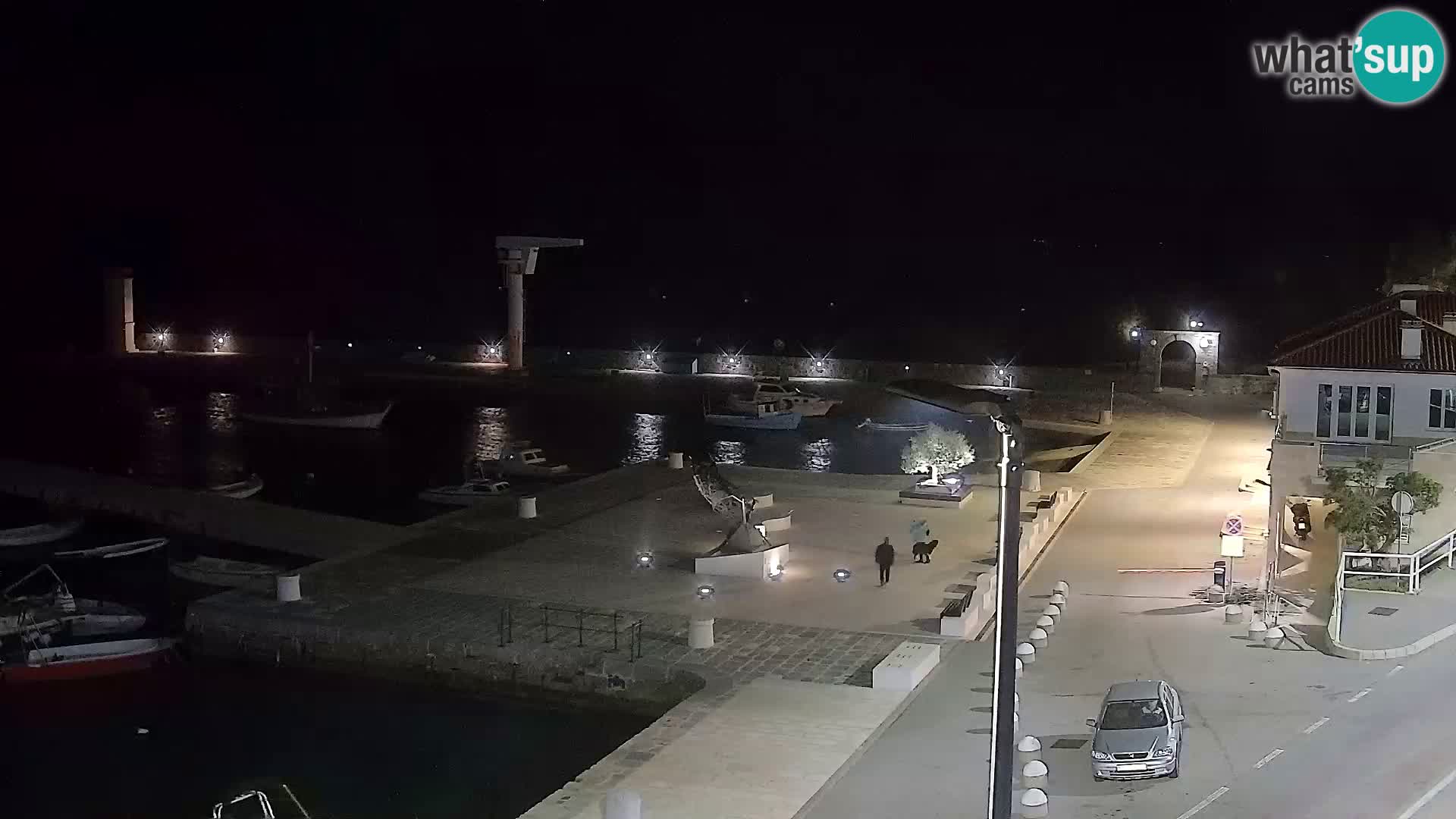 Webcam Segna – Panorama dell’lungomare di Senj
