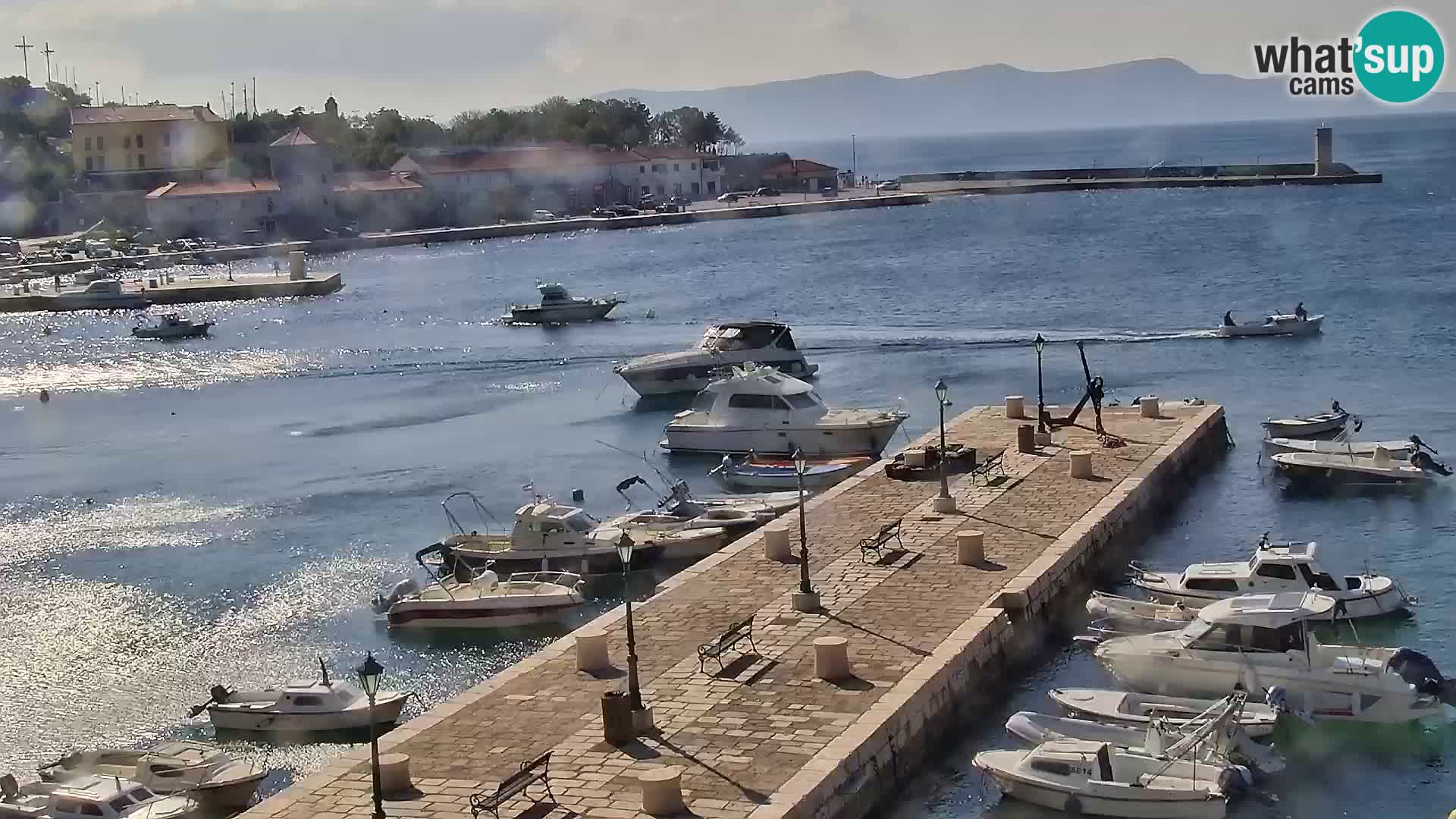 Senj camera en vivo – Vista panorámica de Senj riva