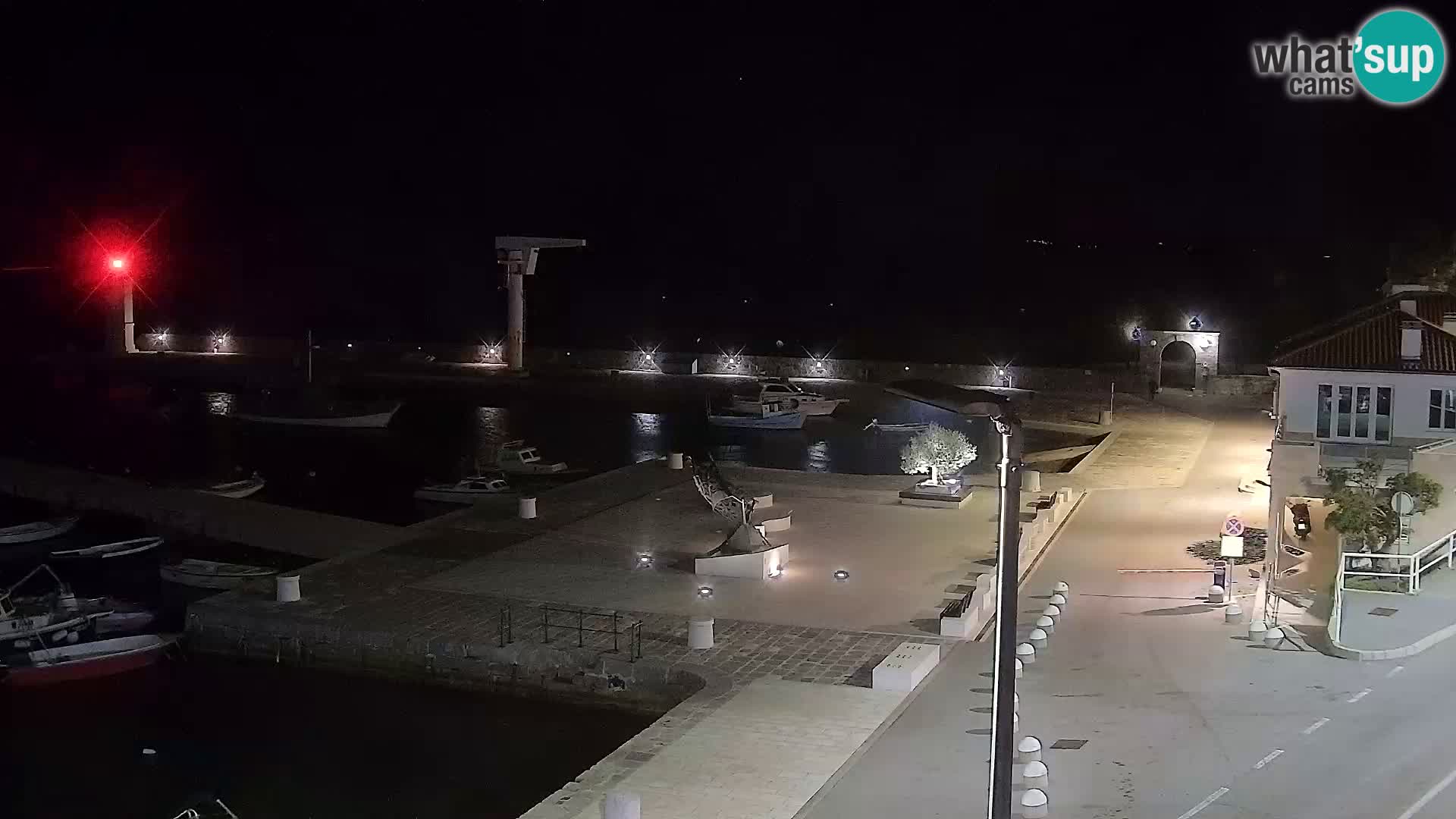 Senj Spletna kamera – pogled na obalo Senja