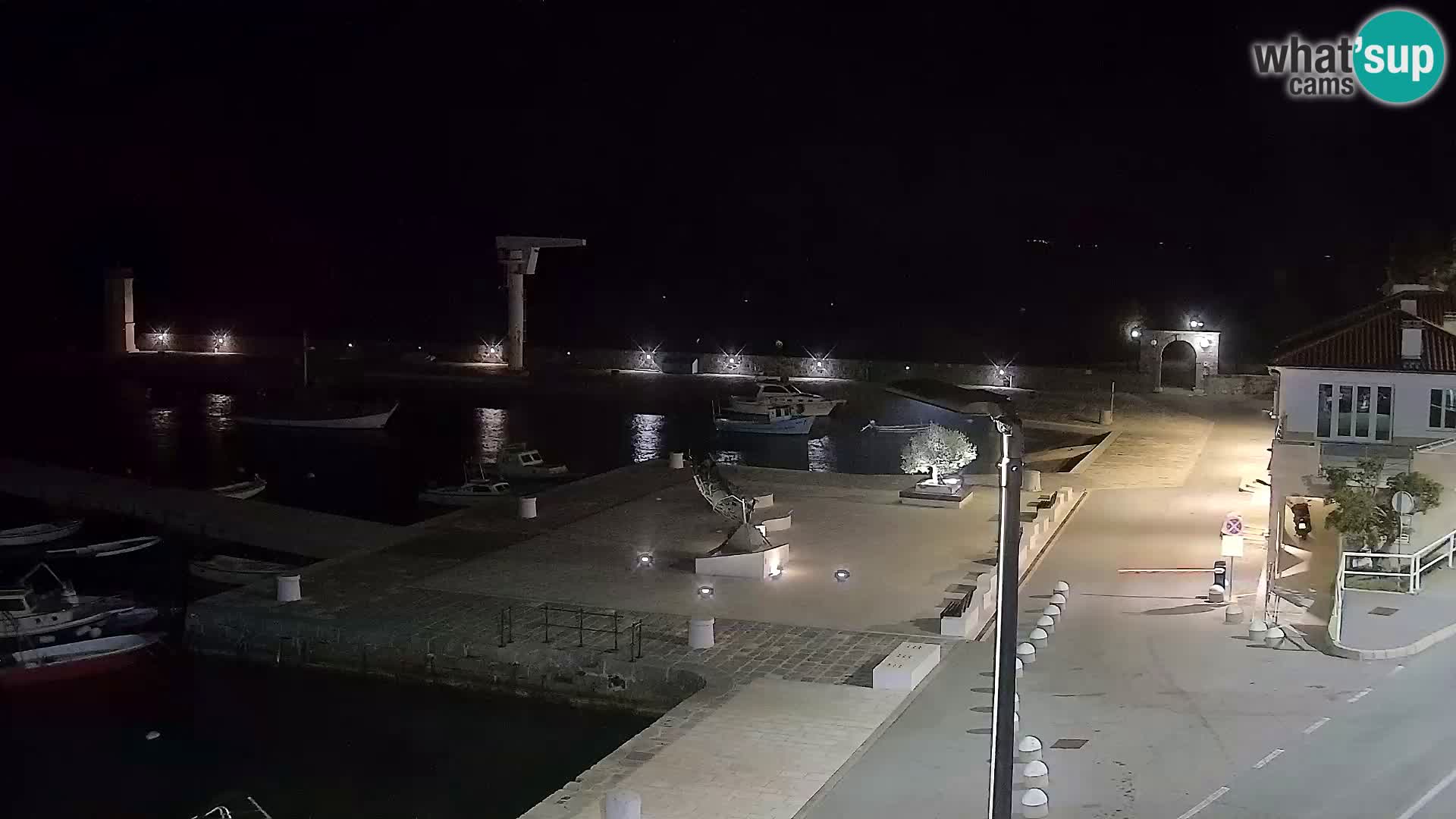 Senj camera en vivo – Vista panorámica de Senj riva