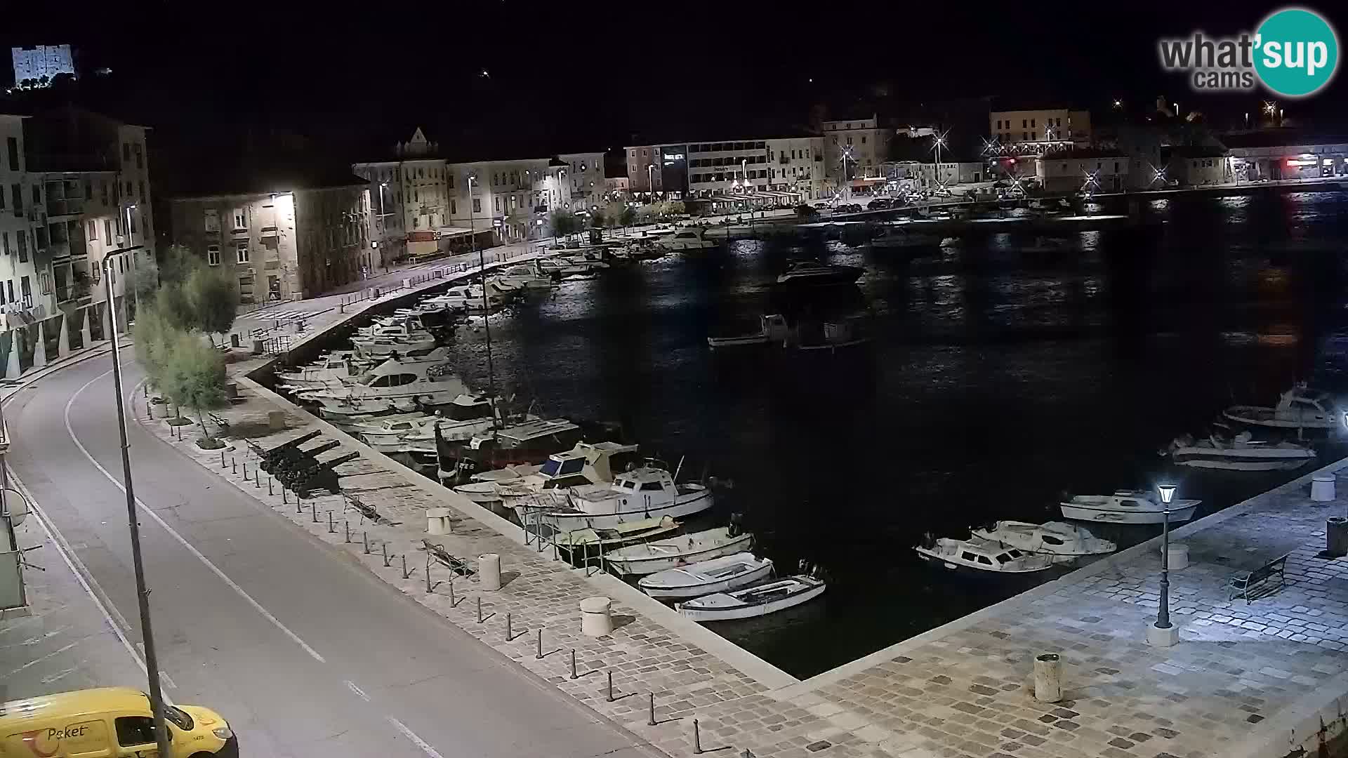 Senj camera en vivo – Vista panorámica de Senj riva