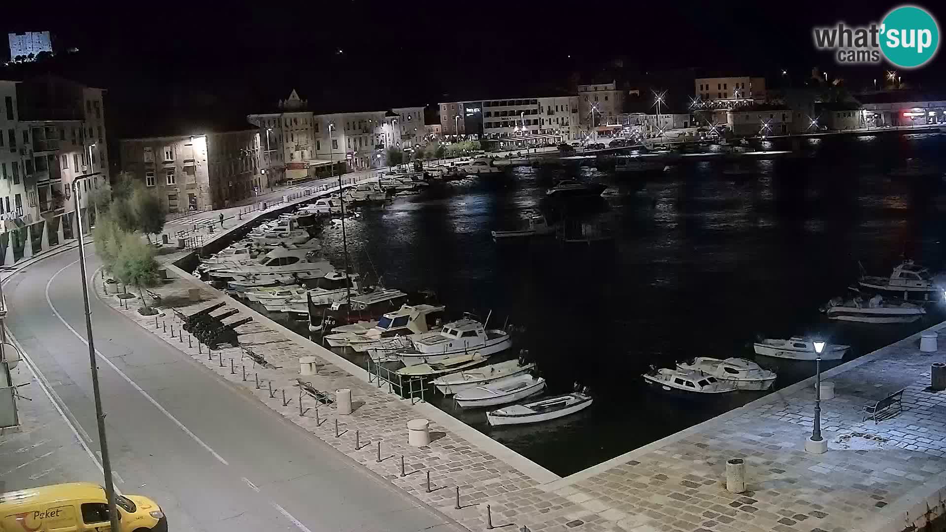 Webcam Senj – Panoramablick auf die Riva Senj