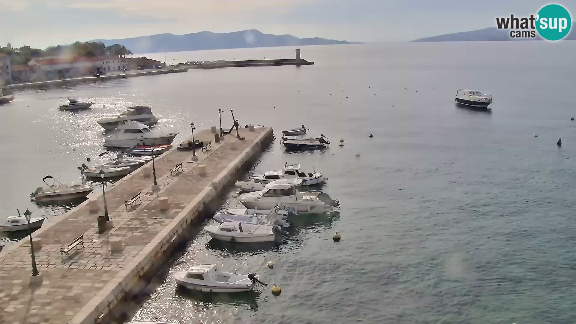 Kamera u živo Senj – Panoramski pogled na senjsku rivu