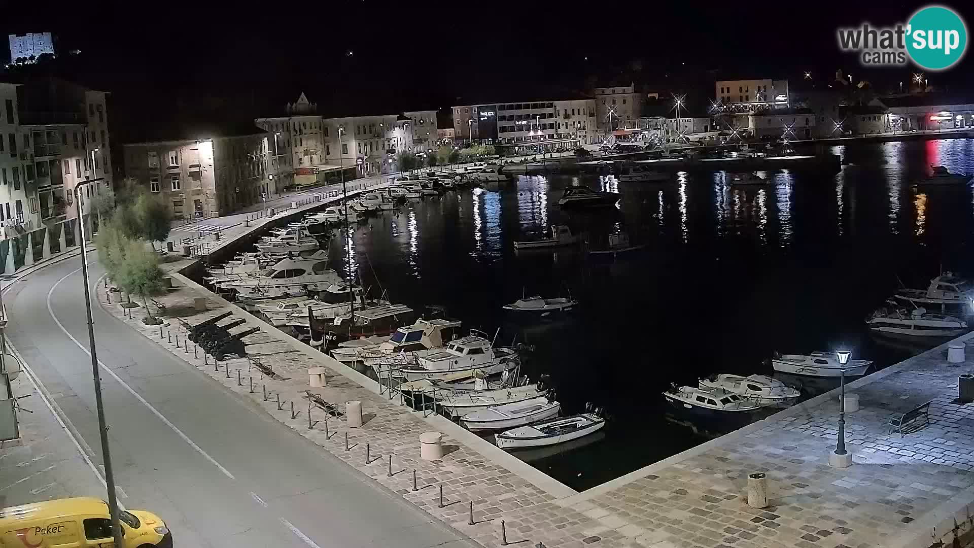 Kamera u živo Senj – Panoramski pogled na senjsku rivu