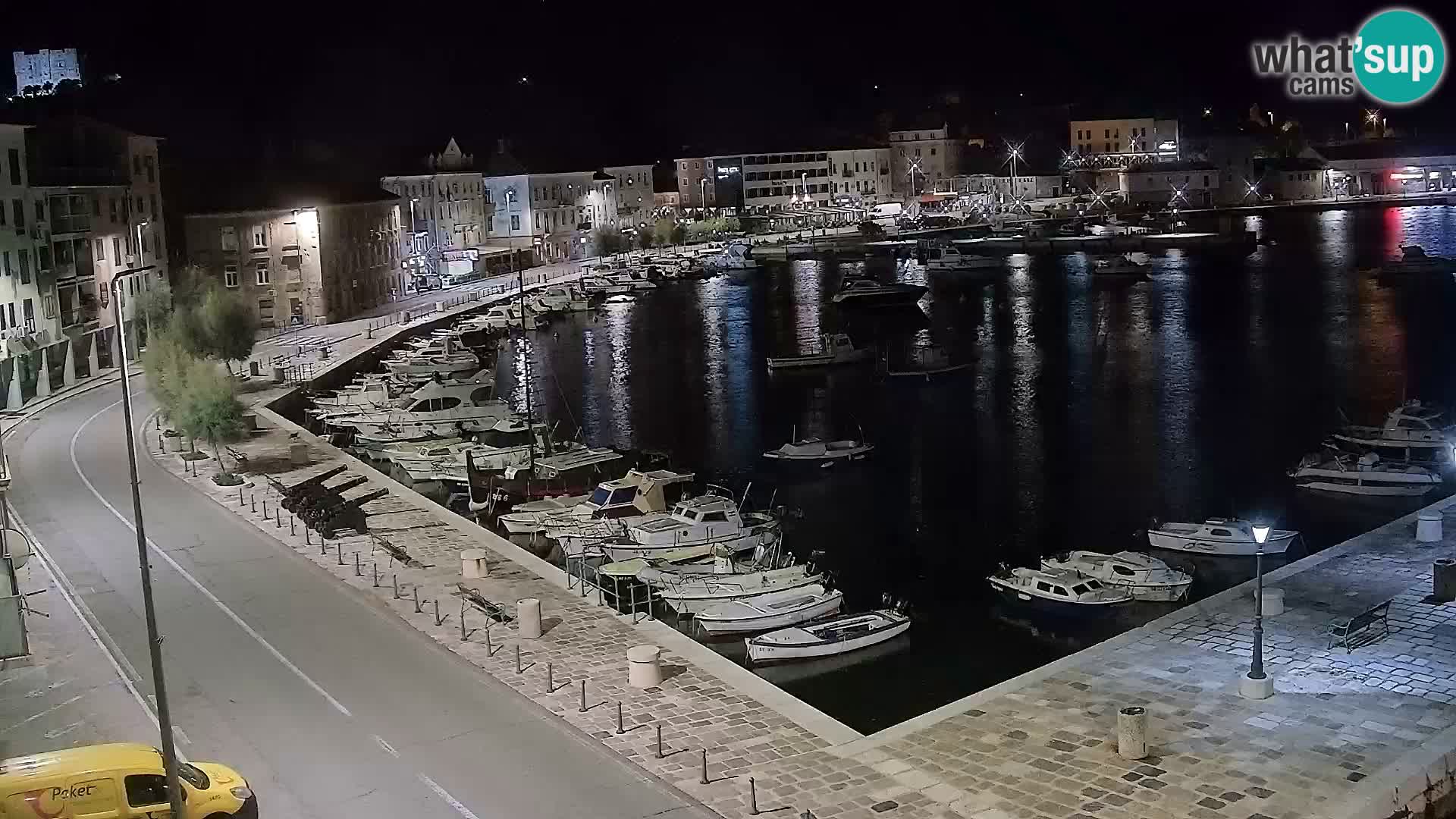 Kamera u živo Senj – Panoramski pogled na senjsku rivu