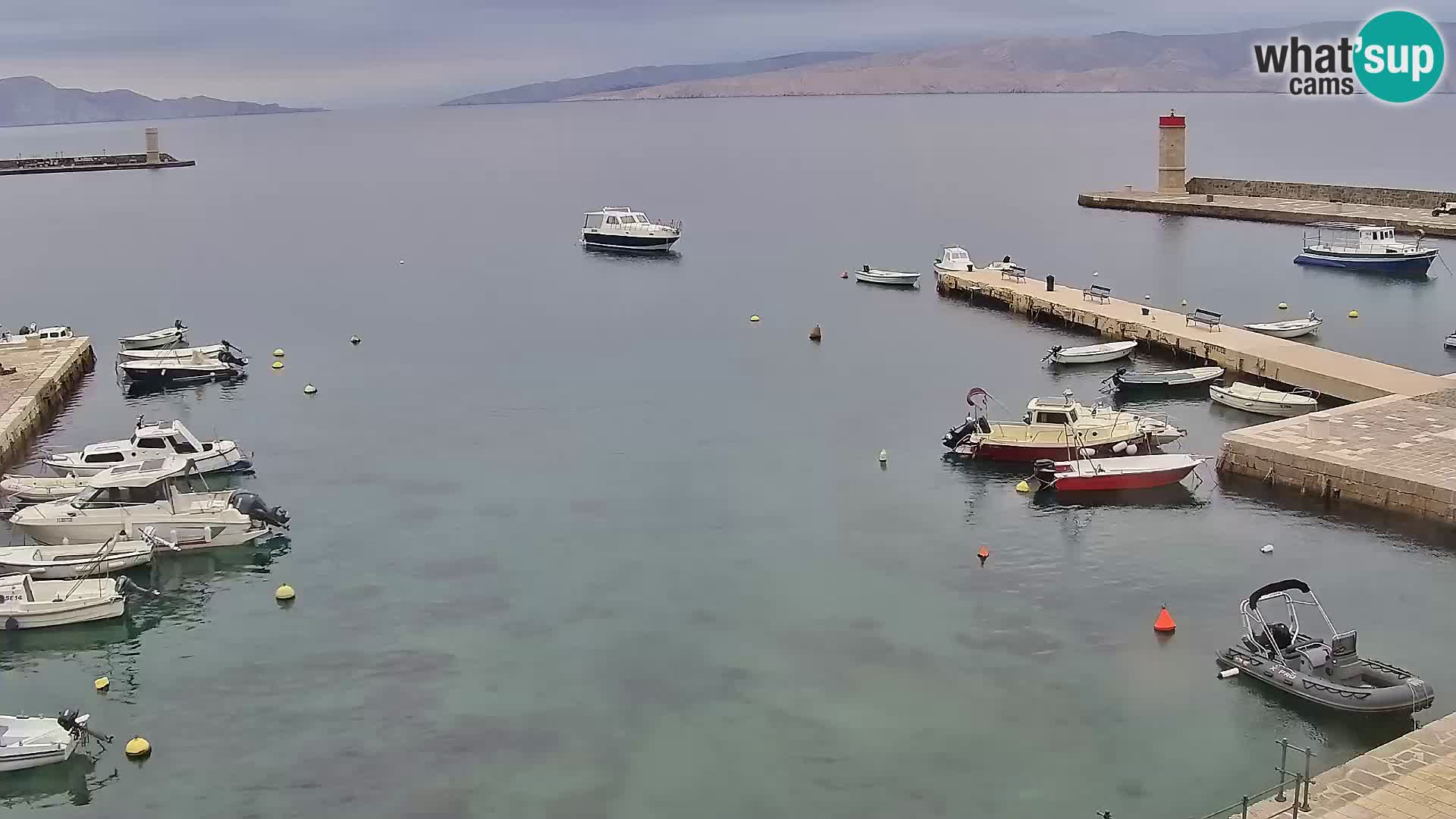 Senj camera en vivo – Vista panorámica de Senj riva