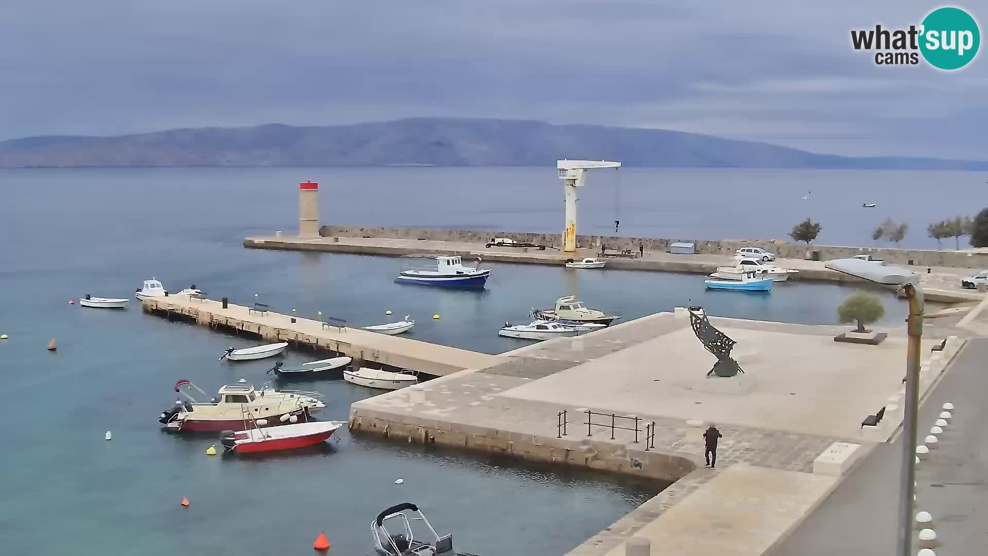 Senj camera en vivo – Vista panorámica de Senj riva