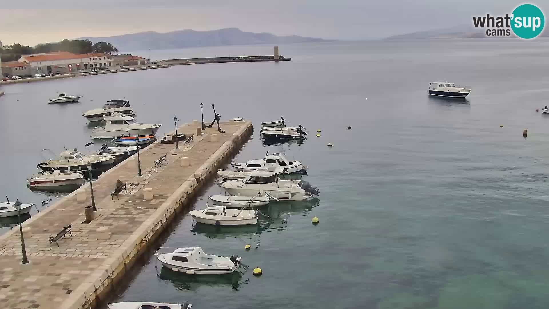 Senj camera en vivo – Vista panorámica de Senj riva