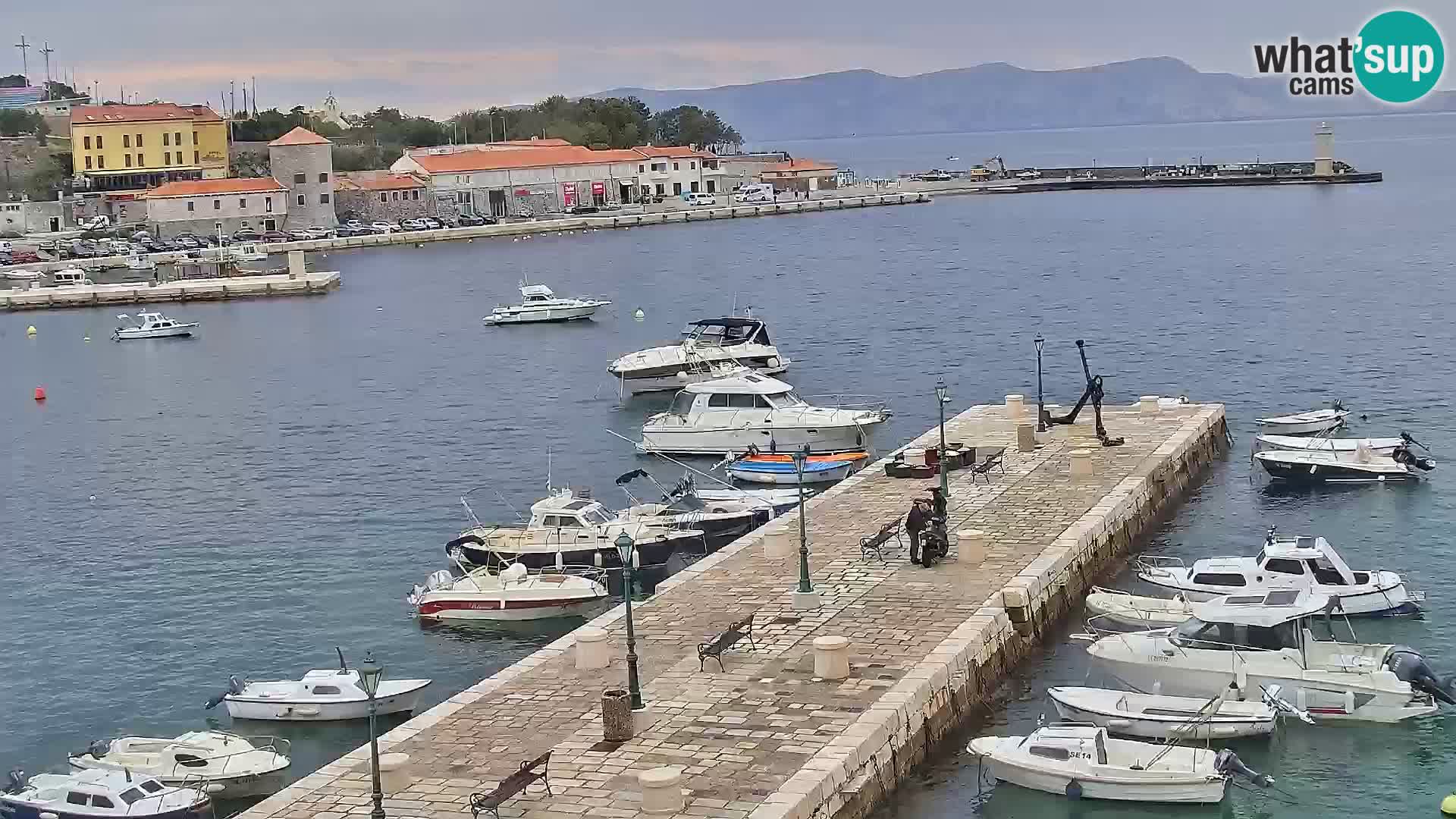 Webcam Segna – Panorama dell’lungomare di Senj