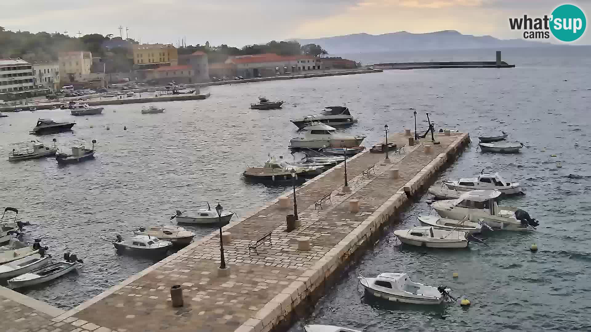 Webcam Segna – Panorama dell’lungomare di Senj