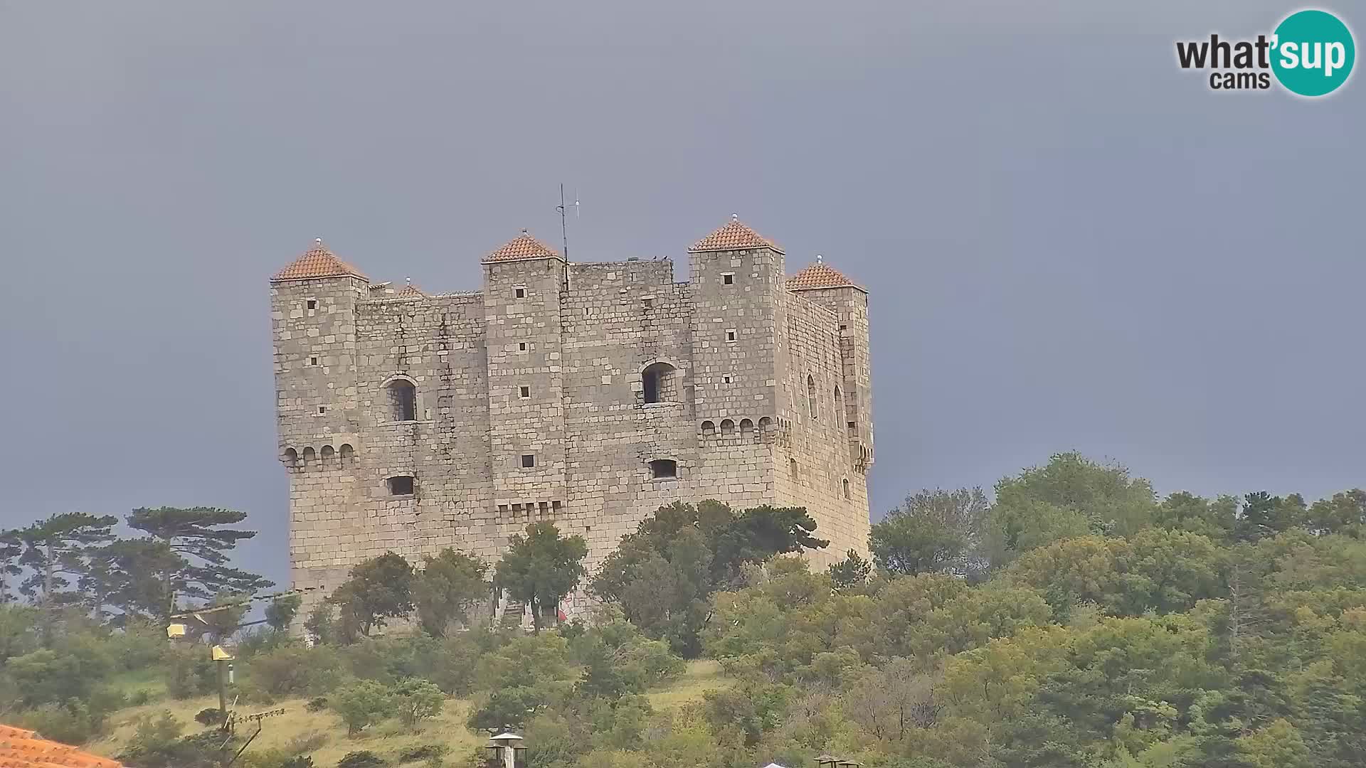 Webcam Senj – Panoramablick auf die Riva Senj