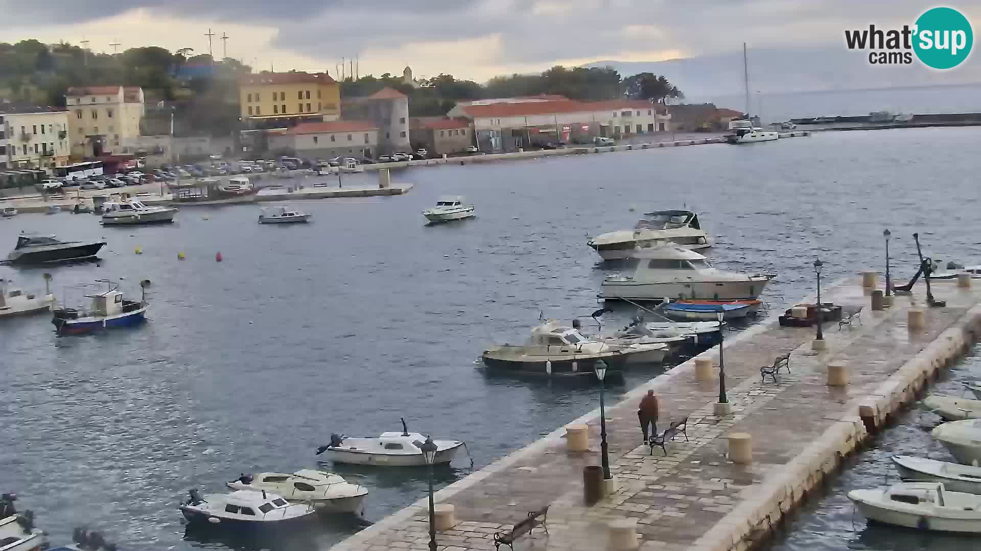 Senj Webcam – Panoramic view of Senj riva