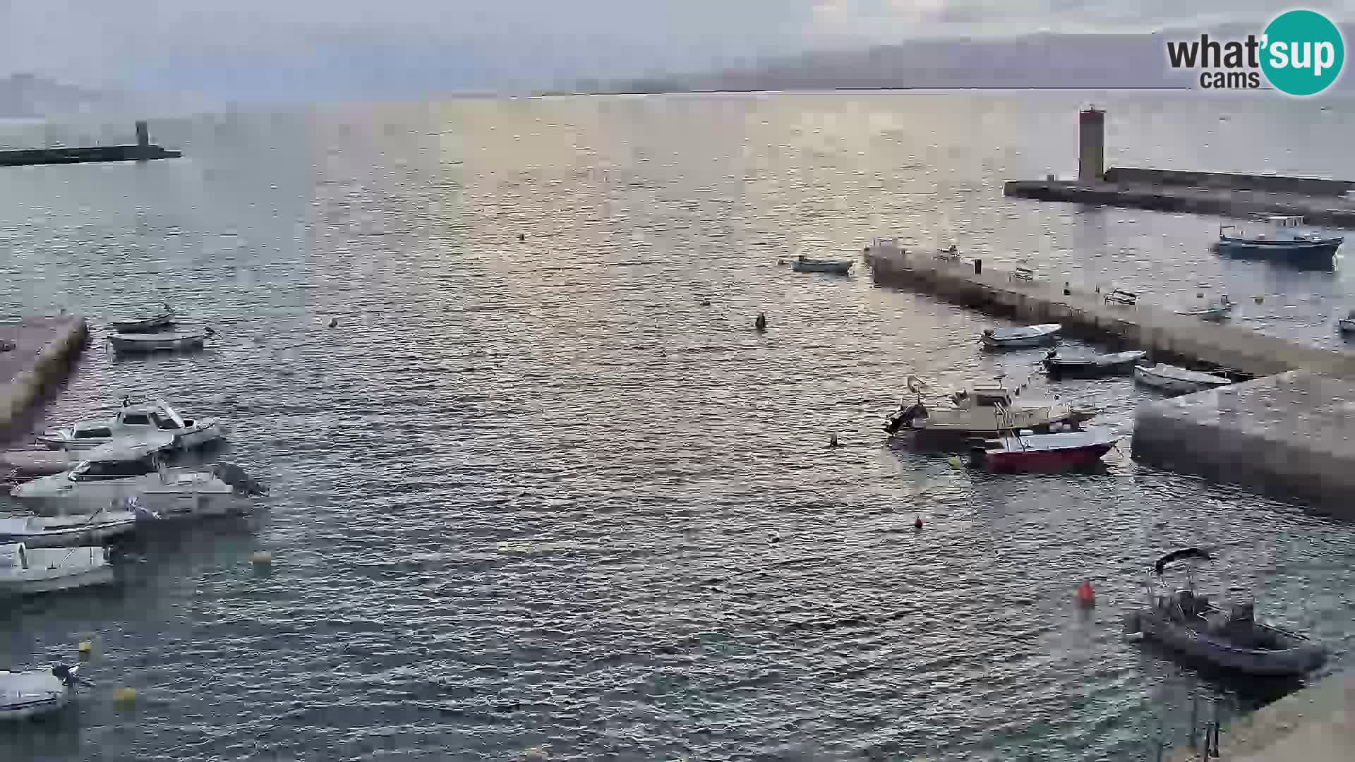 Kamera u živo Senj – Panoramski pogled na senjsku rivu