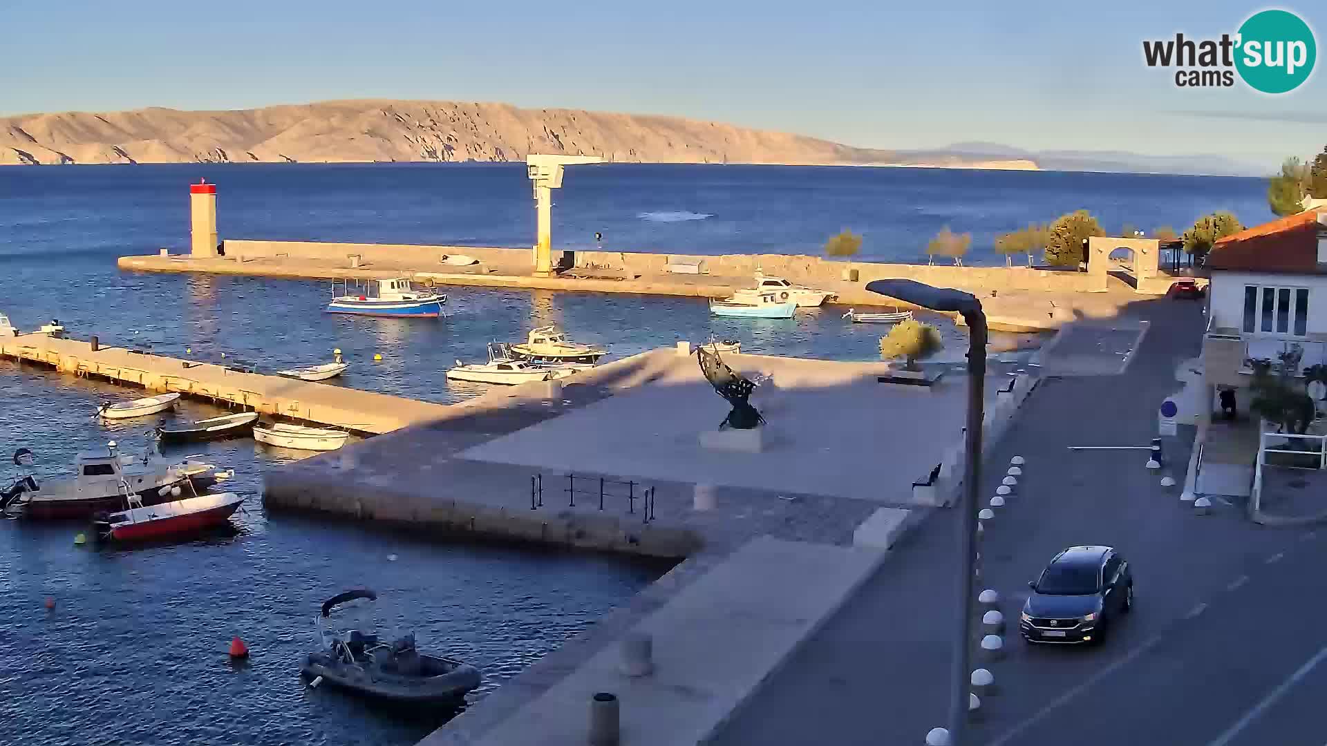 Senj Webcam – Panoramic view of Senj riva