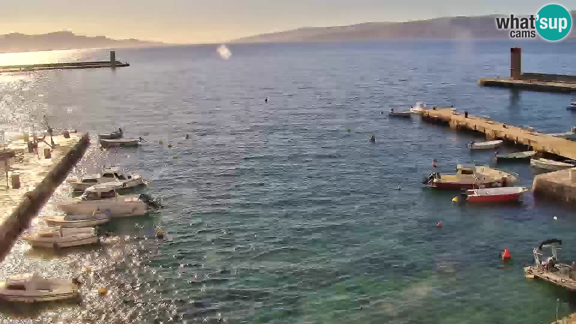 Kamera u živo Senj – Panoramski pogled na senjsku rivu