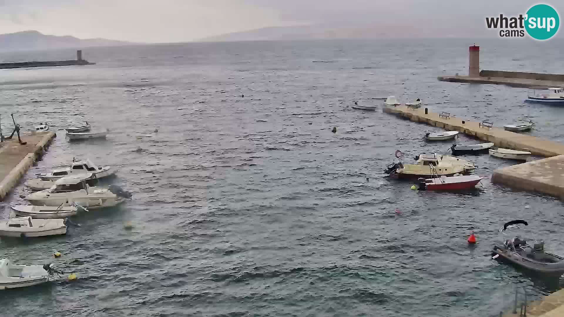 Webcam Segna – Panorama dell’lungomare di Senj