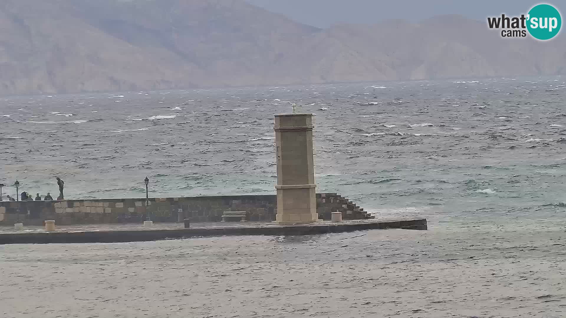 Senj camera en vivo – Vista panorámica de Senj riva