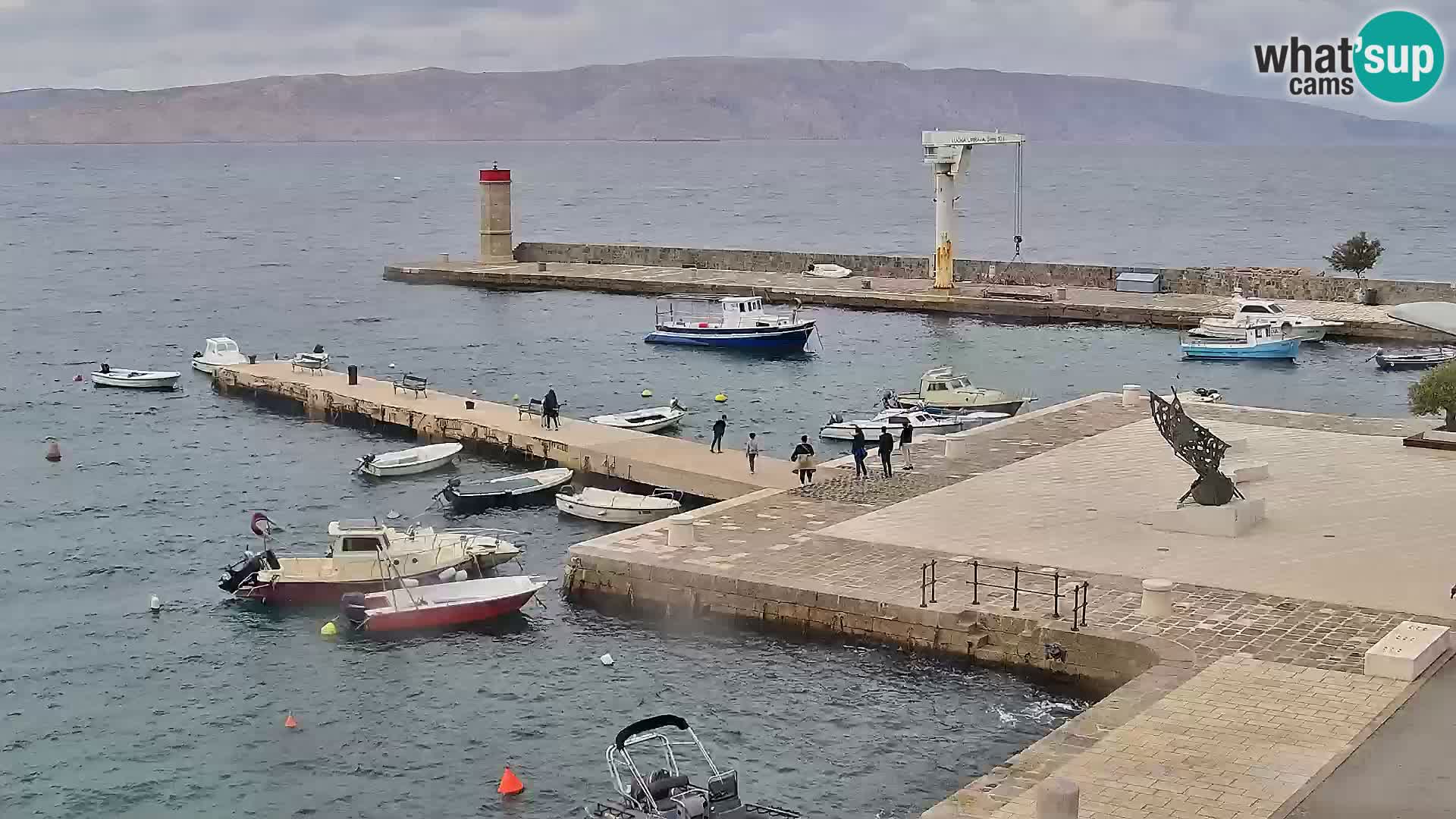 Senj camera en vivo – Vista panorámica de Senj riva