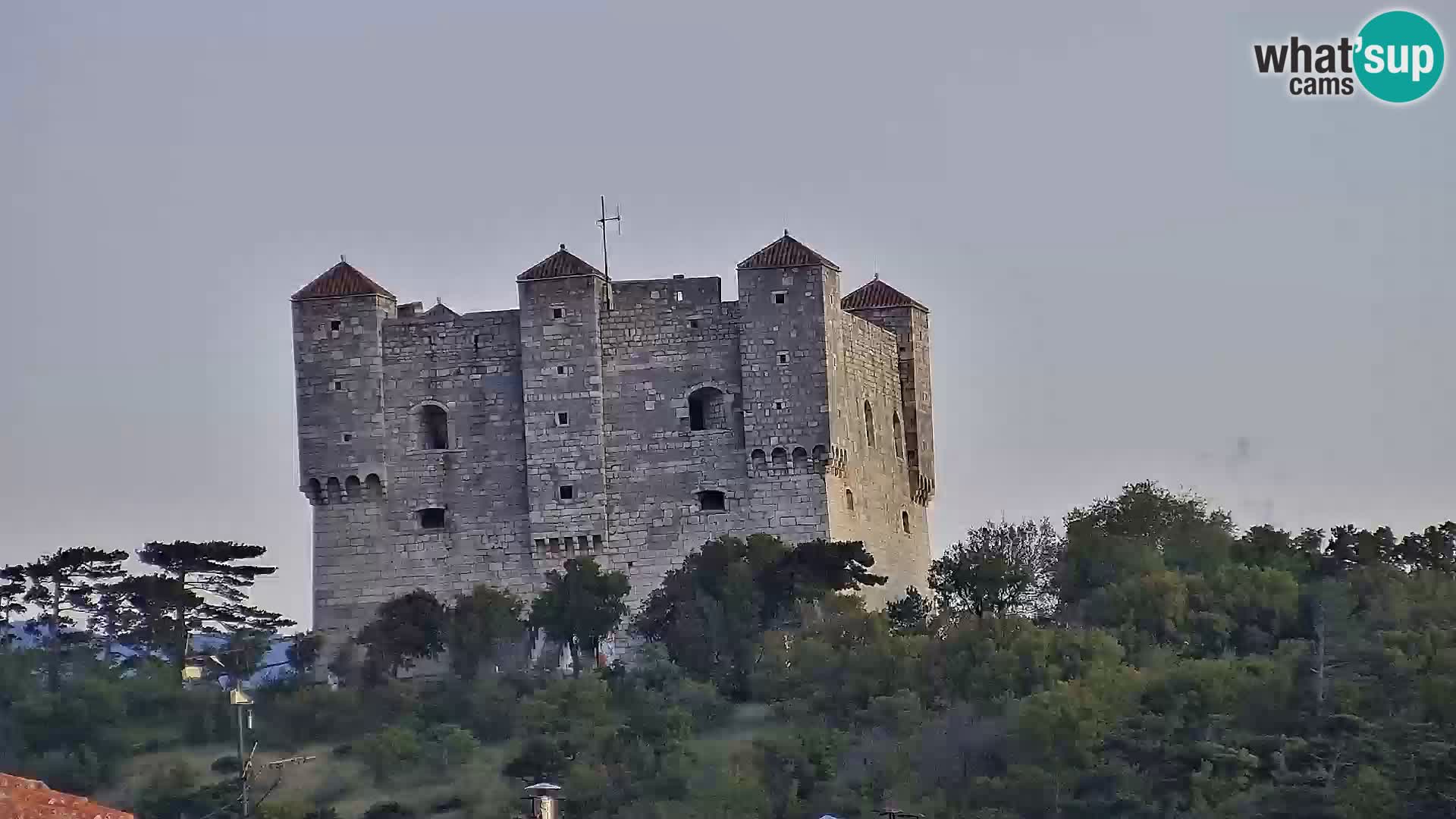 Webcam Senj – Panoramablick auf die Riva Senj