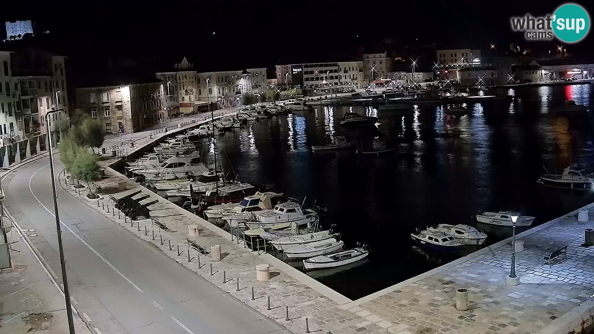 Kamera u živo Senj – Panoramski pogled na senjsku rivu