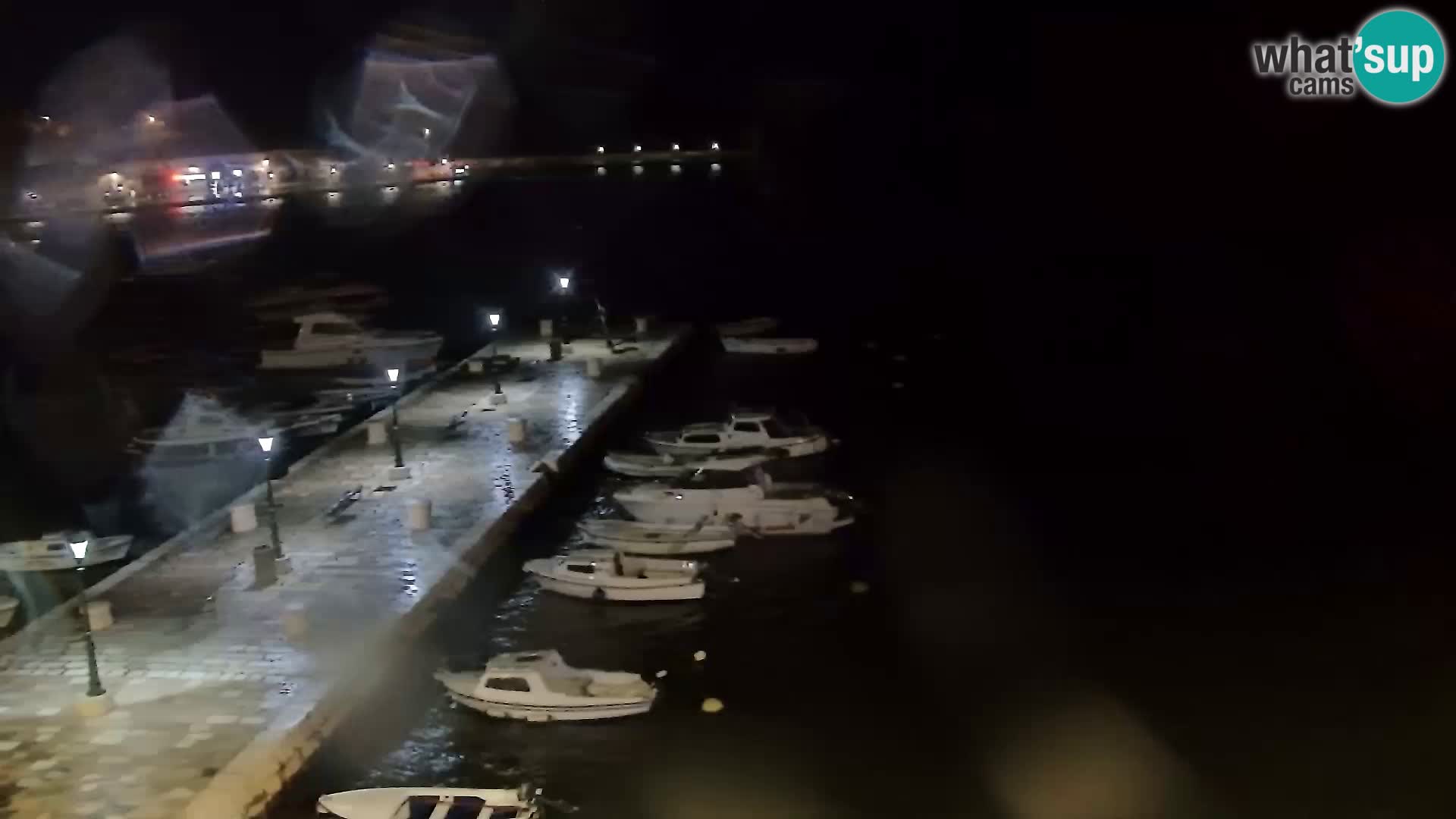 Webcam Segna – Panorama dell’lungomare di Senj