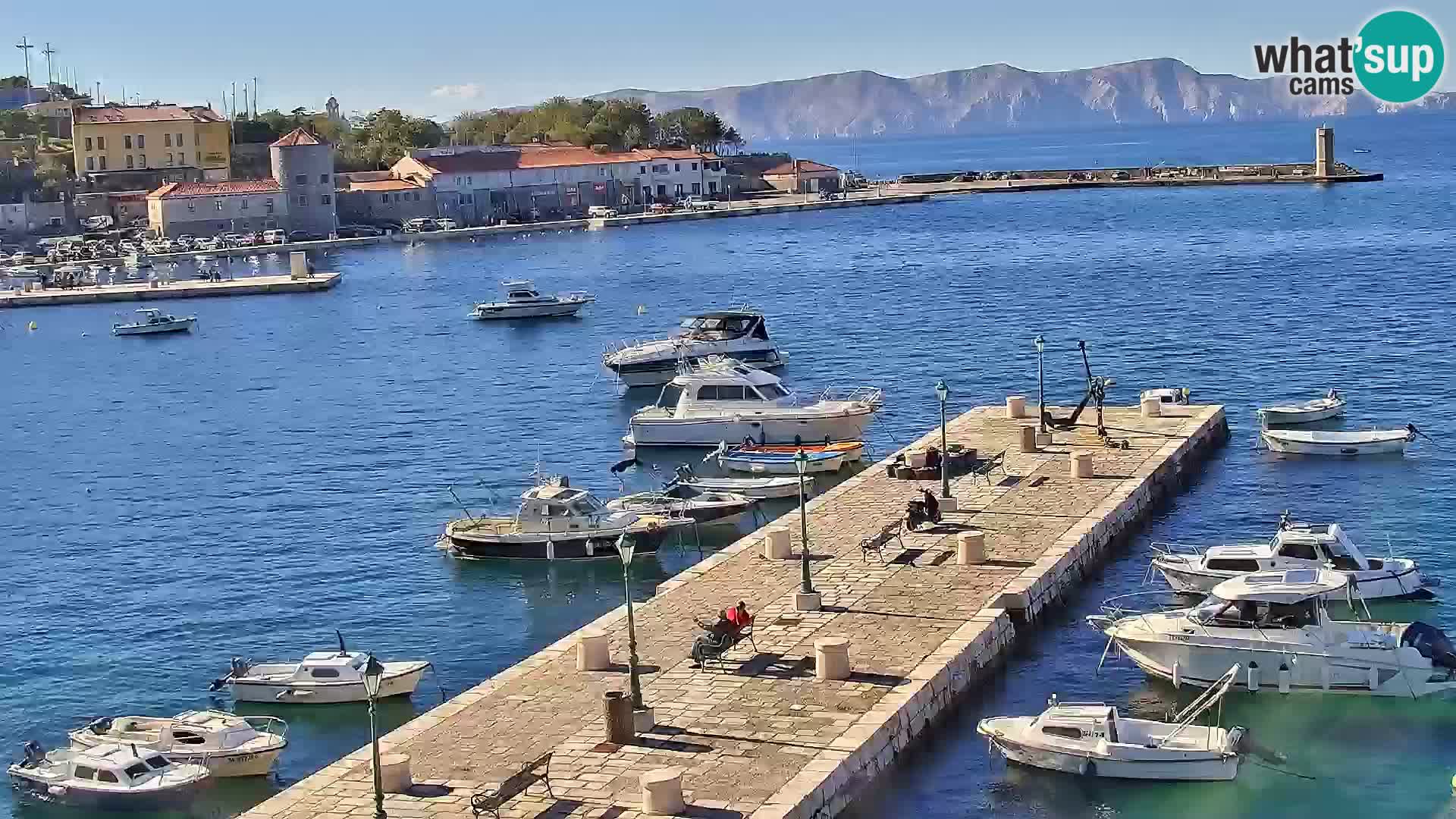 Webcam Segna – Panorama dell’lungomare di Senj