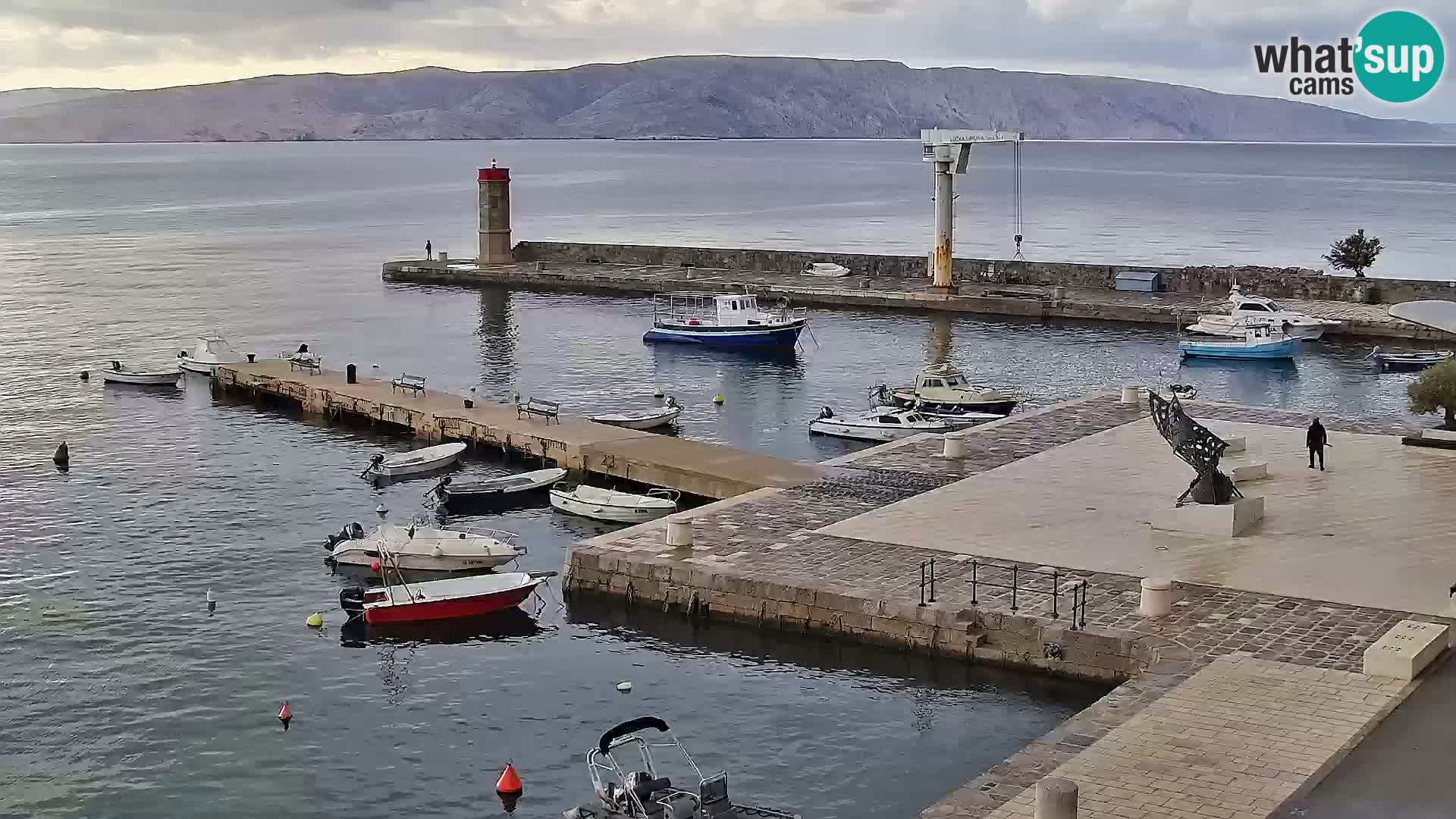 Senj Spletna kamera – pogled na obalo Senja