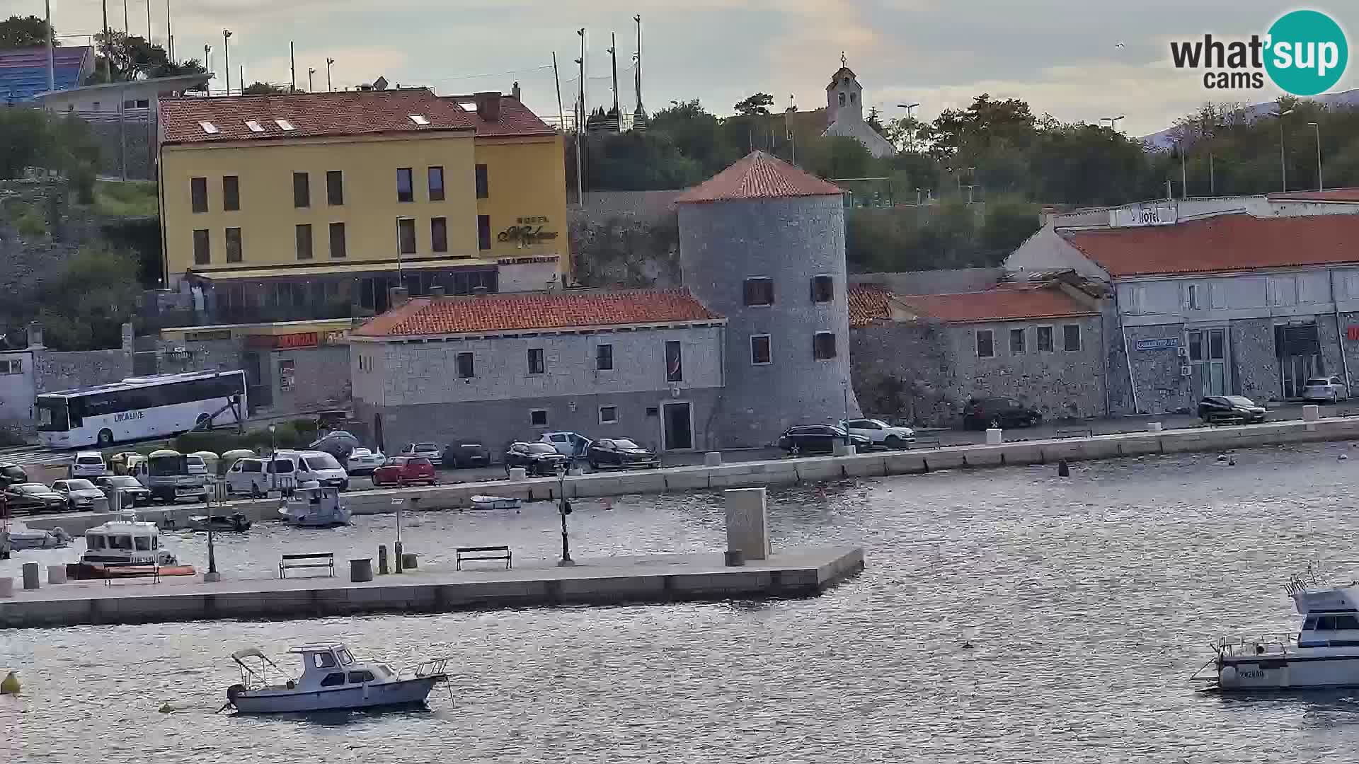 Webcam Segna – Panorama dell’lungomare di Senj