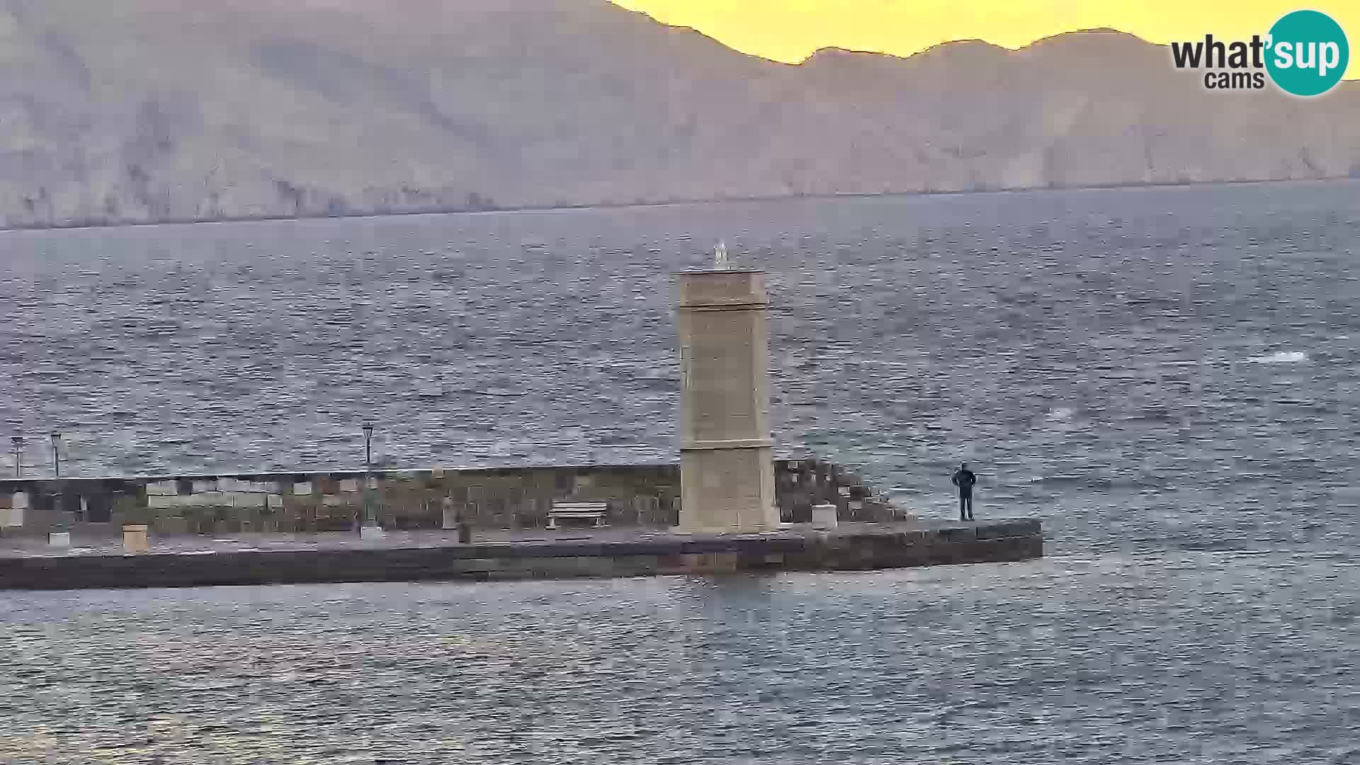Webcam Segna – Panorama dell’lungomare di Senj