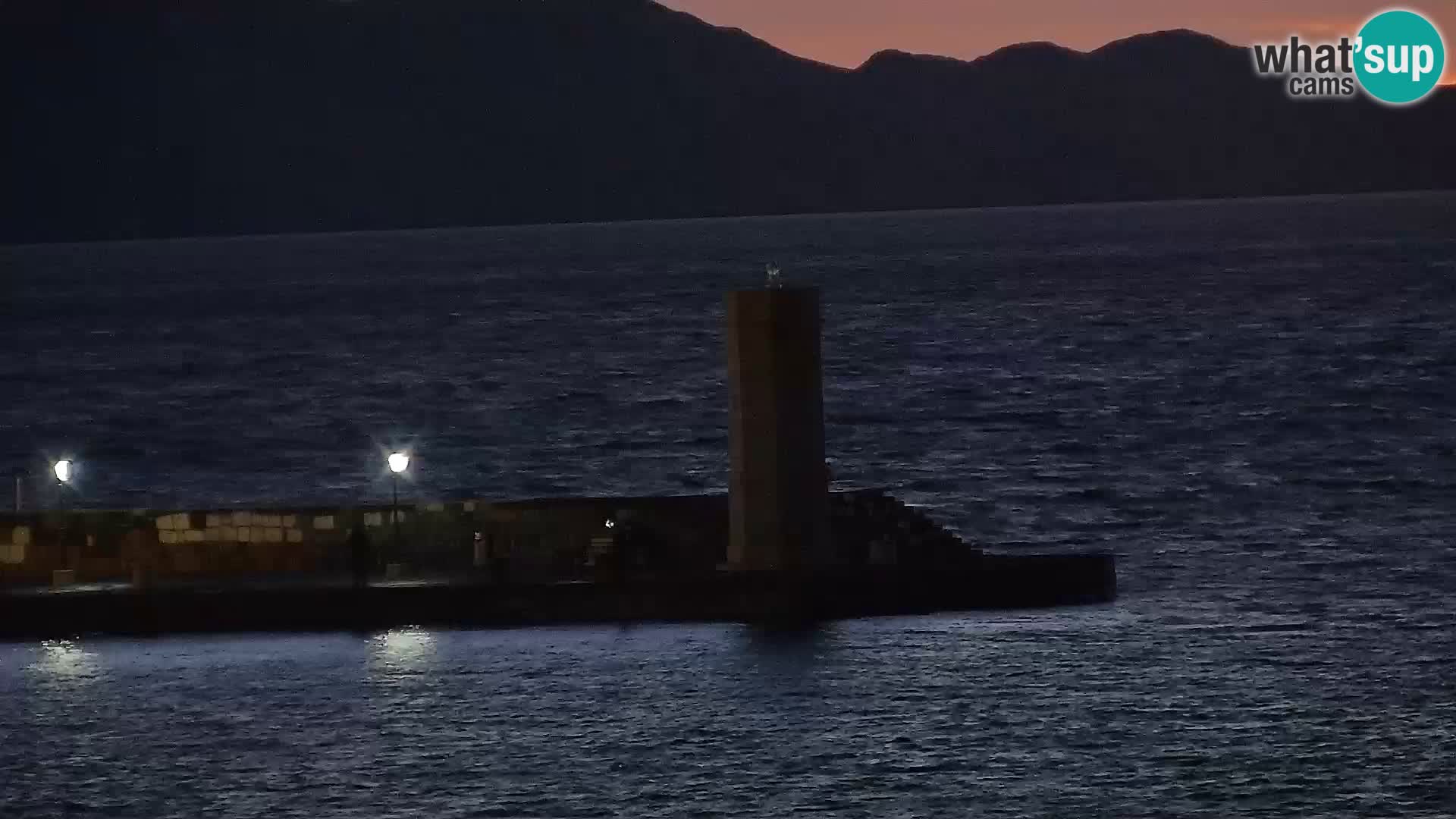 Senj Spletna kamera – pogled na obalo Senja