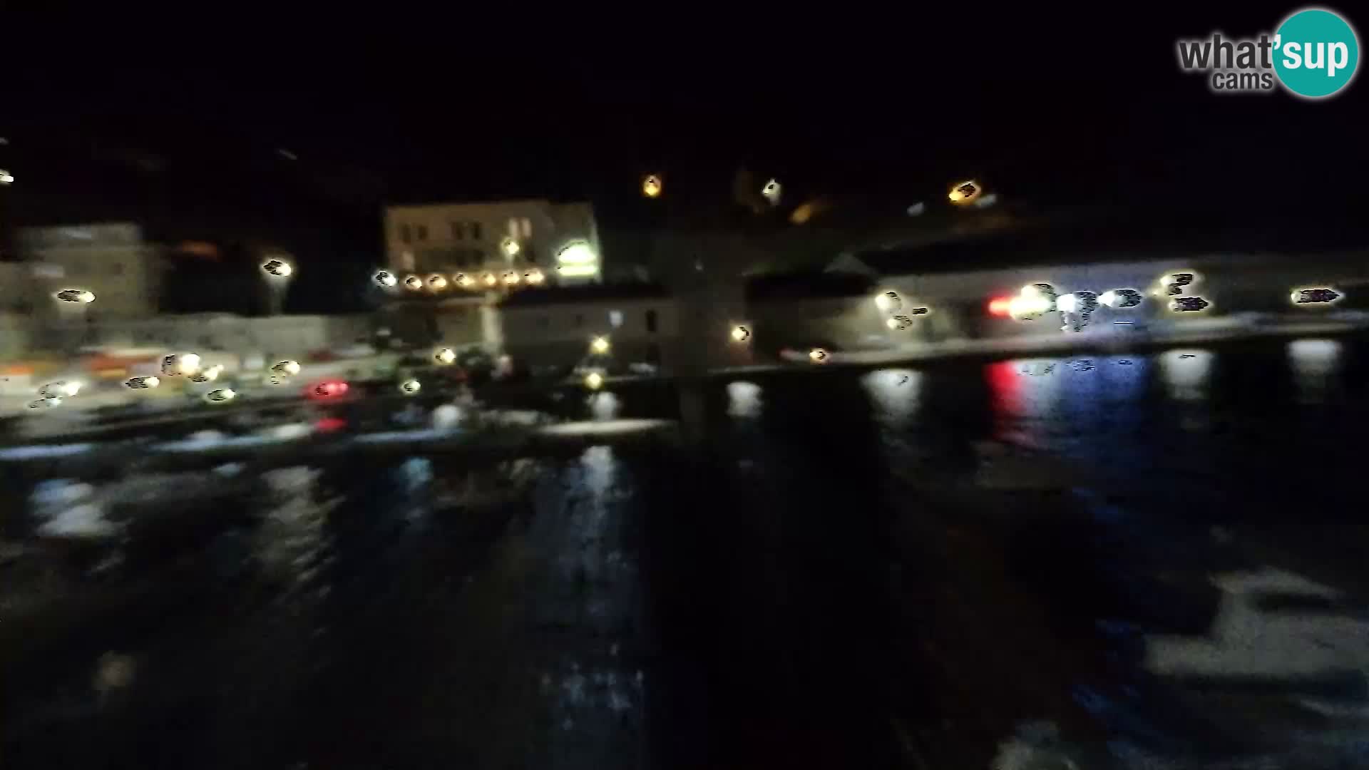 Webcam Senj – Panoramablick auf die Riva Senj