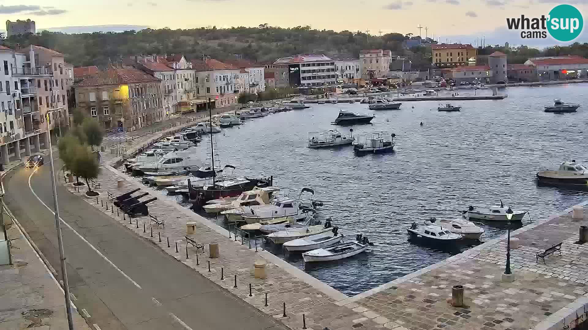 Senj Webcam – Panoramic view of Senj riva