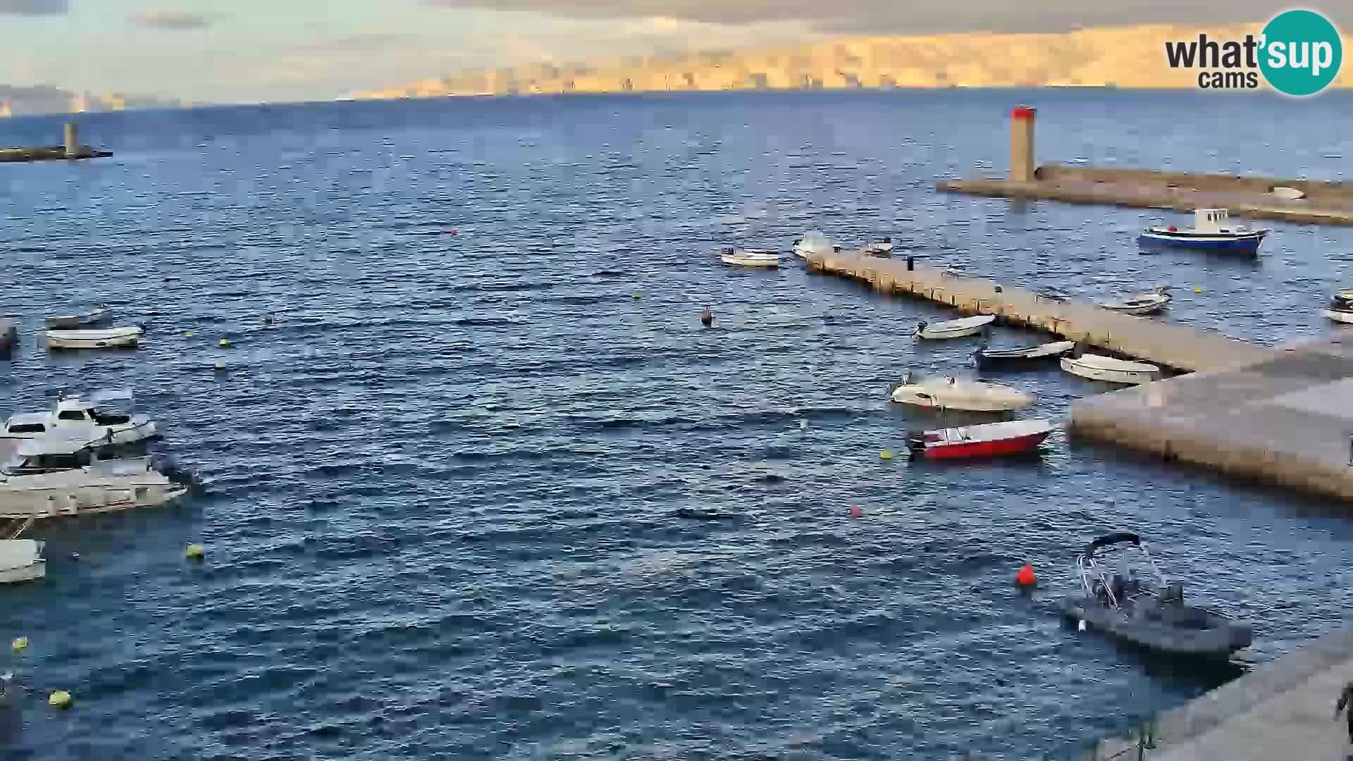 Senj Webcam – Panoramic view of Senj riva