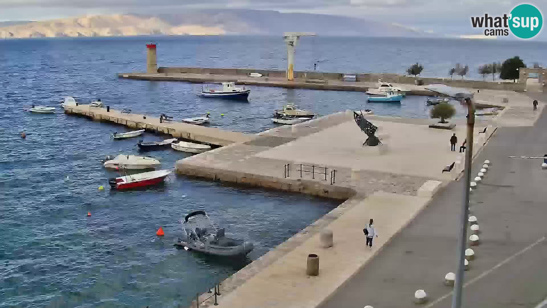 Senj Spletna kamera – pogled na obalo Senja
