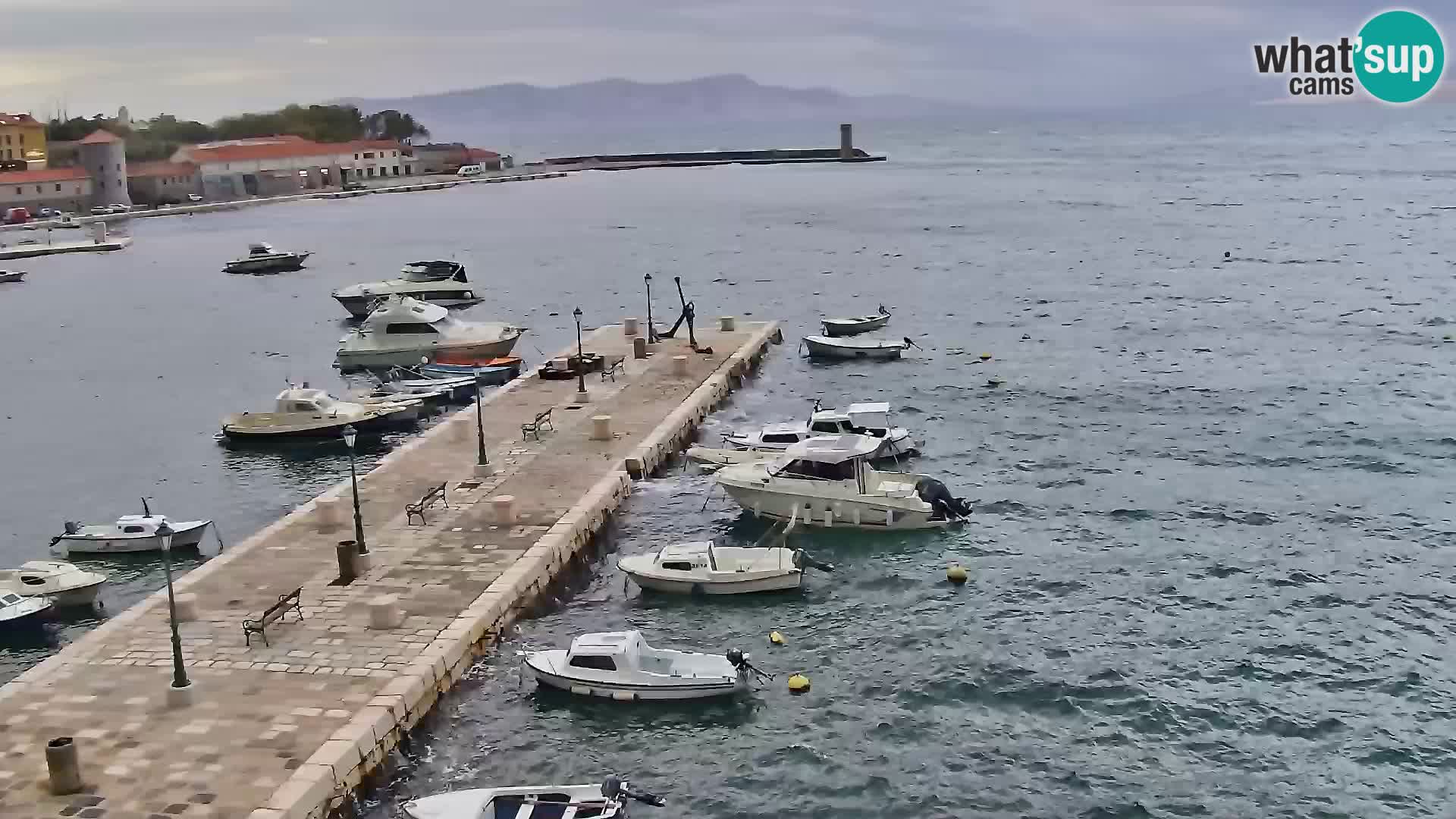 Senj Webcam – Panoramic view of Senj riva