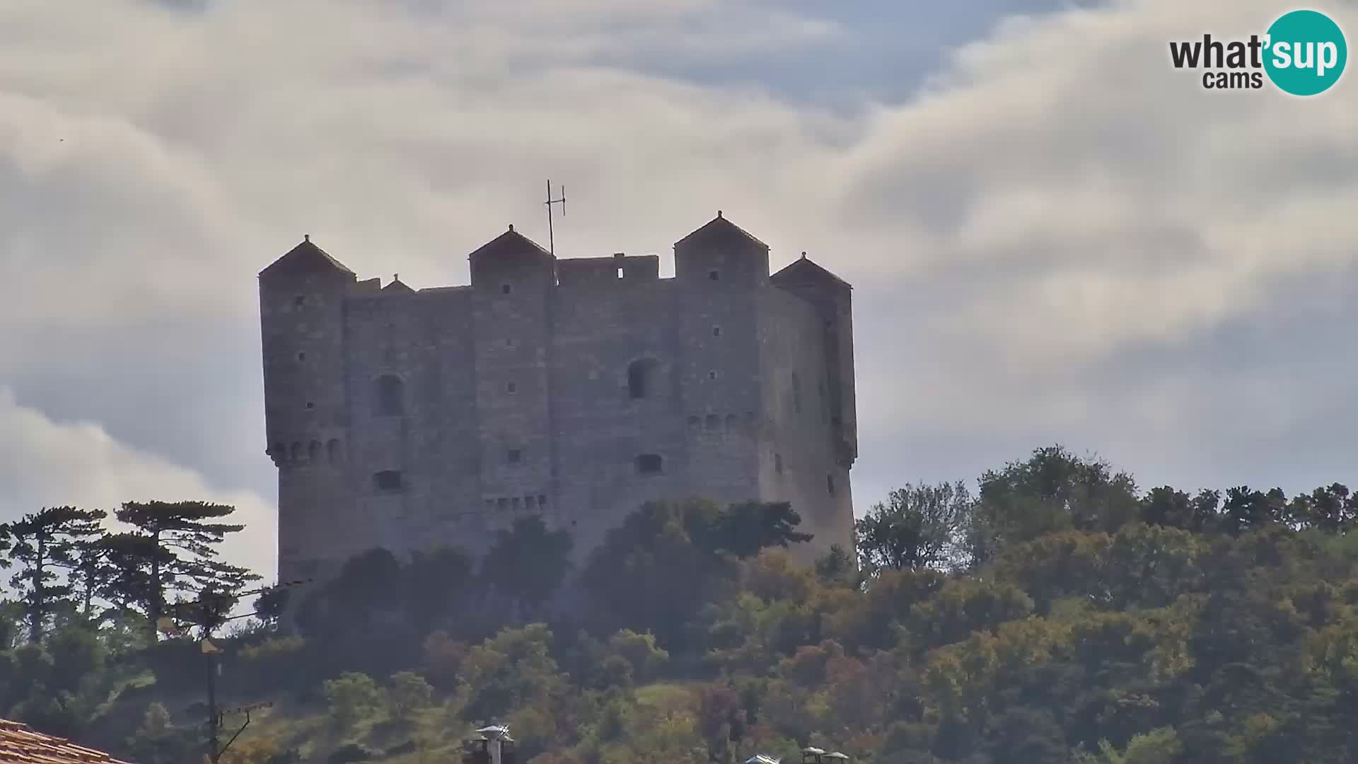 Livecam Senj – Vue panoramique de Senj riva