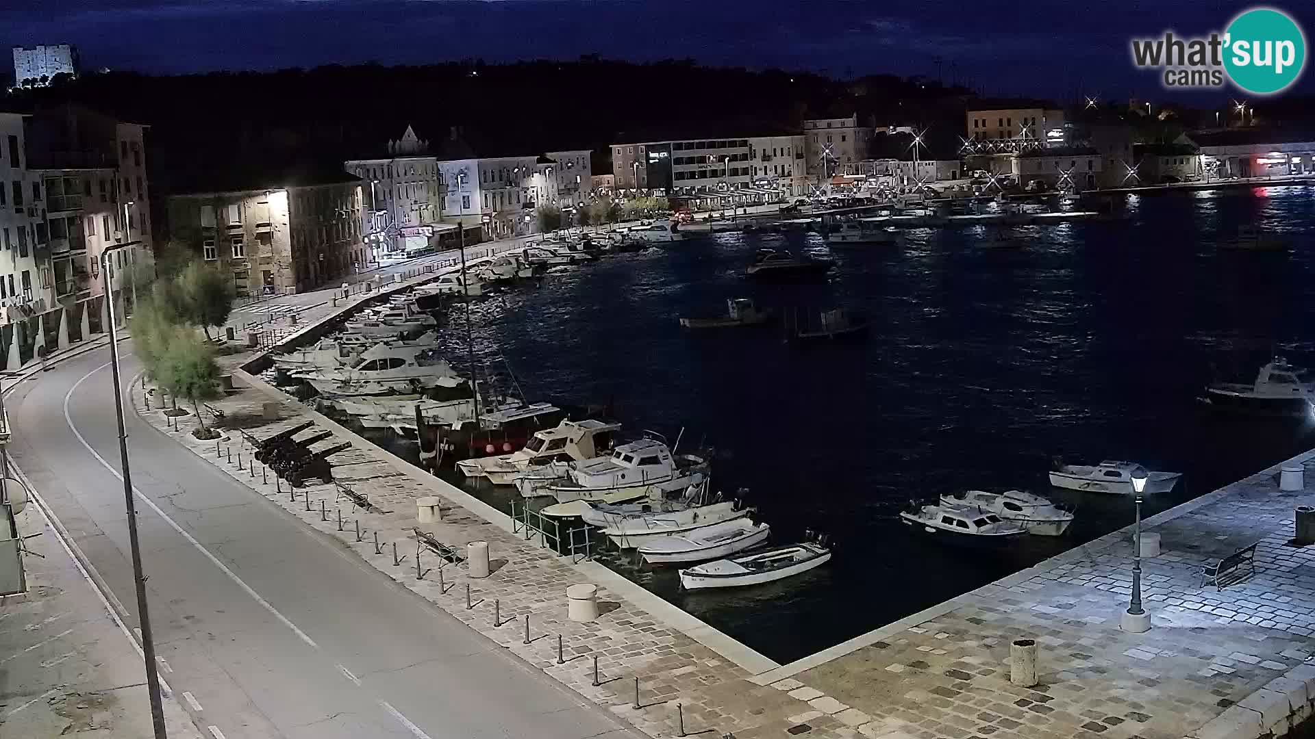 Senj Spletna kamera – pogled na obalo Senja