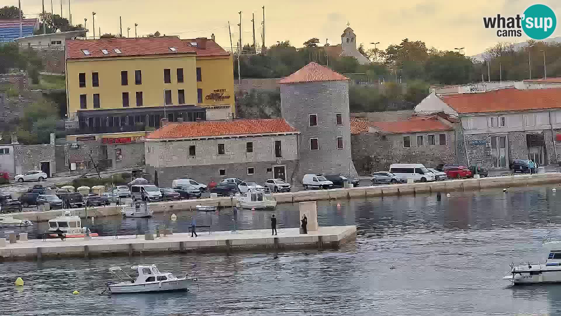 Kamera u živo Senj – Panoramski pogled na senjsku rivu