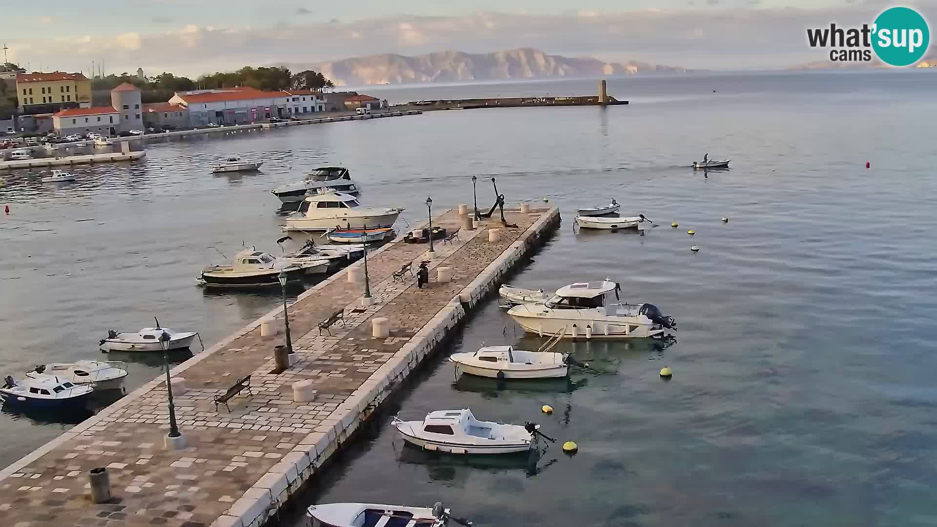 Webcam Segna – Panorama dell’lungomare di Senj