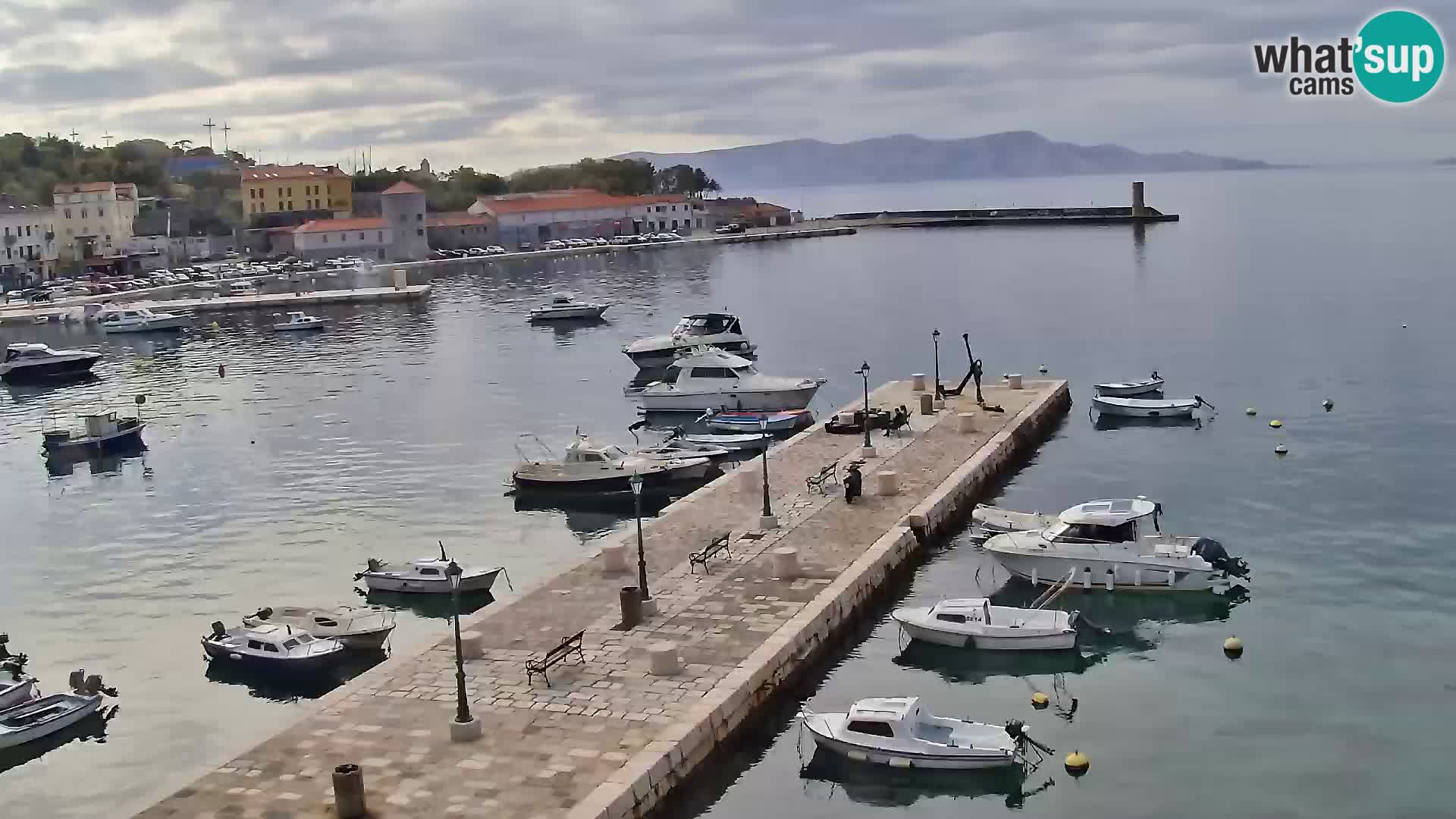 Webcam Segna – Panorama dell’lungomare di Senj