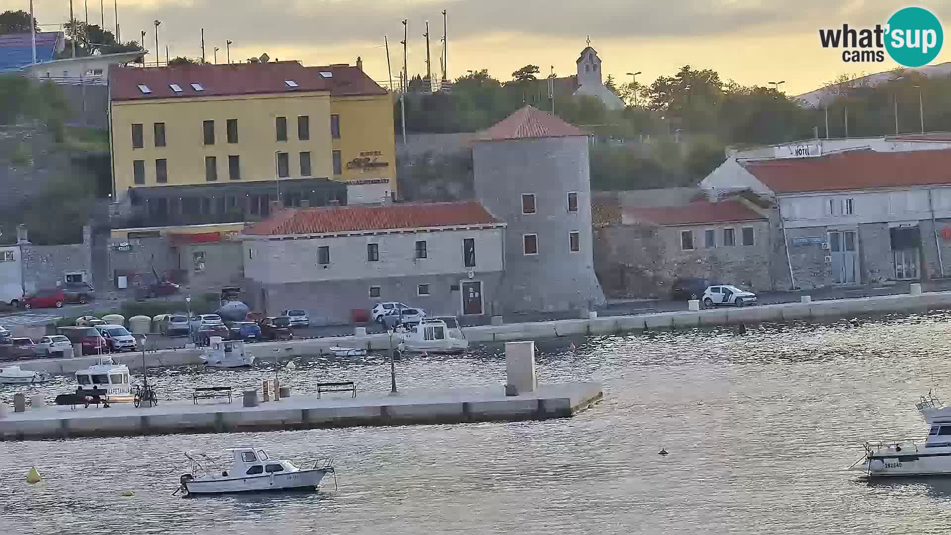 Senj Webcam – Panoramic view of Senj riva