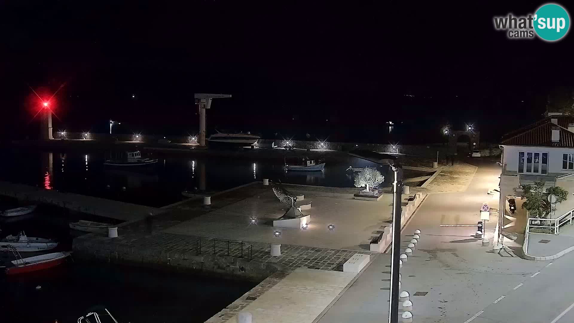Senj camera en vivo – Vista panorámica de Senj riva