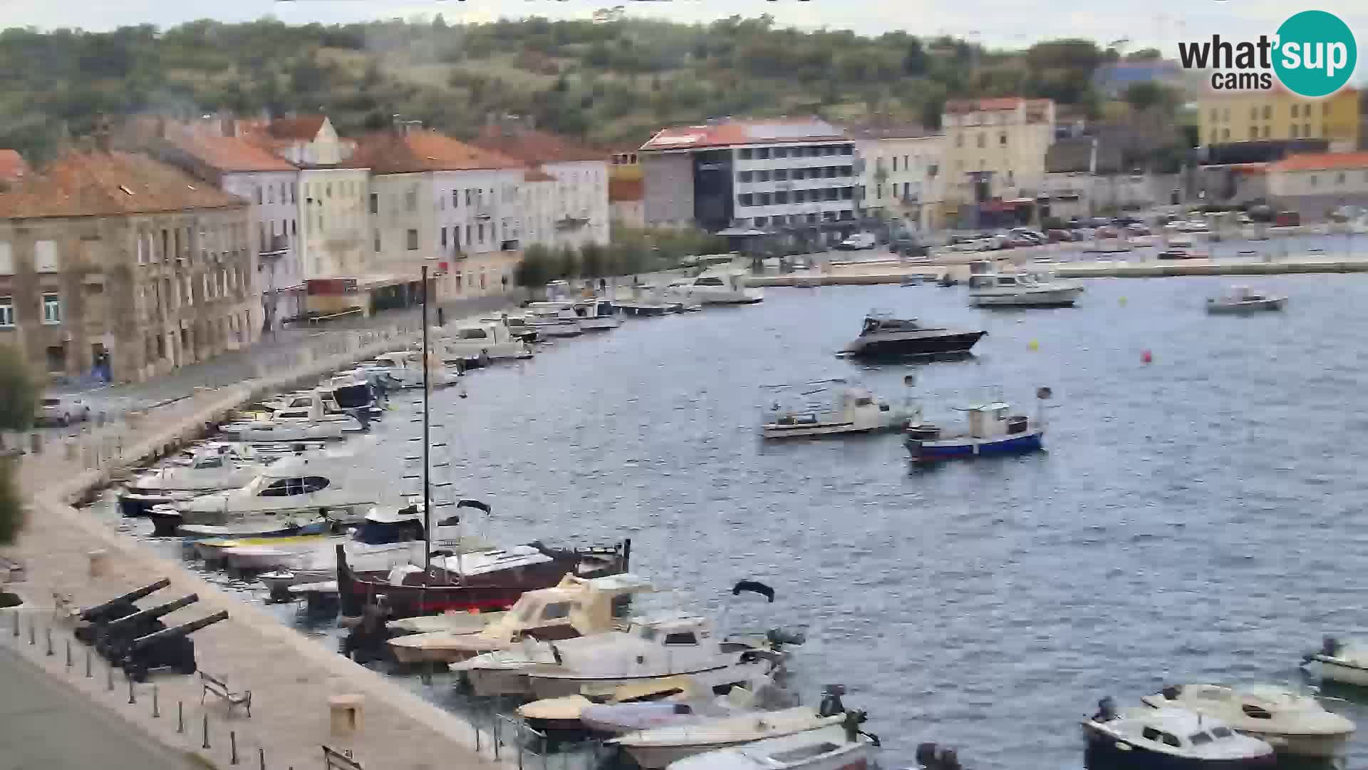 Kamera u živo Senj – Panoramski pogled na senjsku rivu
