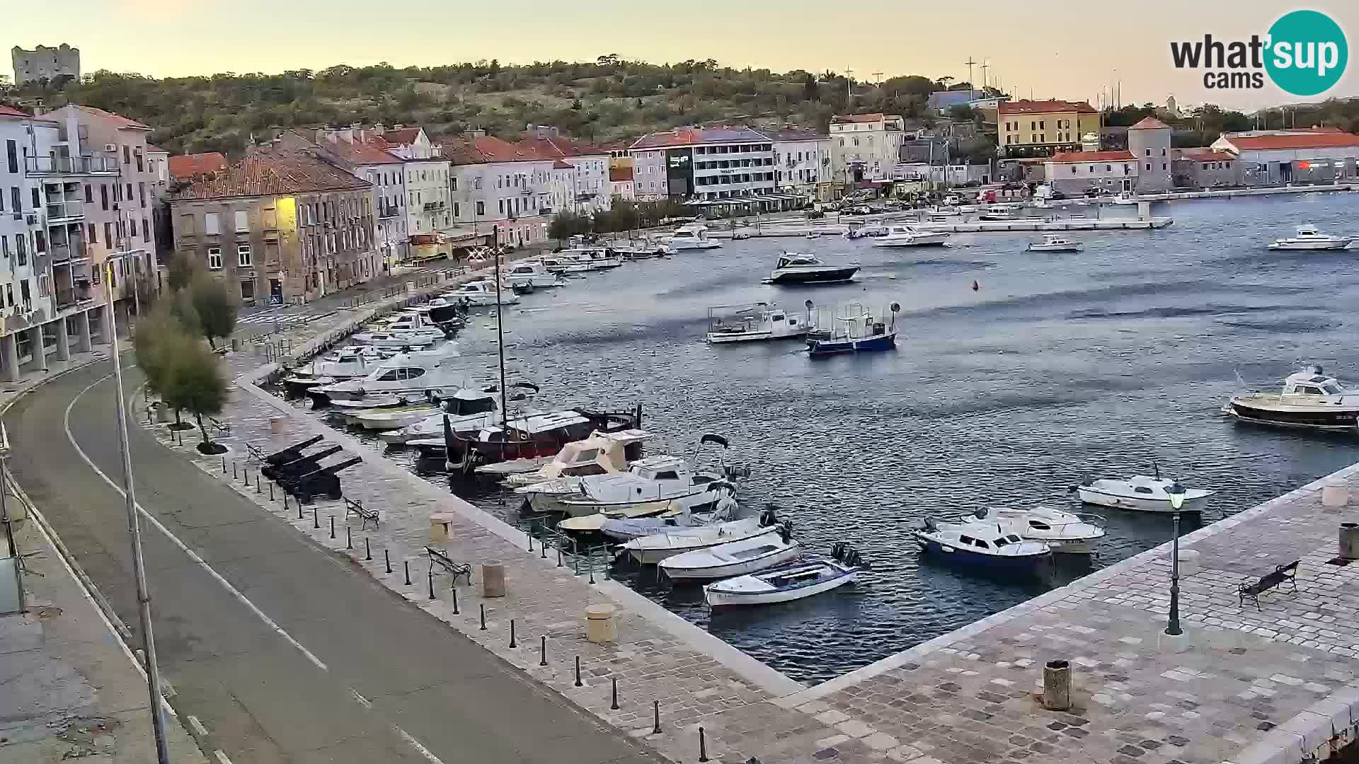 Senj camera en vivo – Vista panorámica de Senj riva