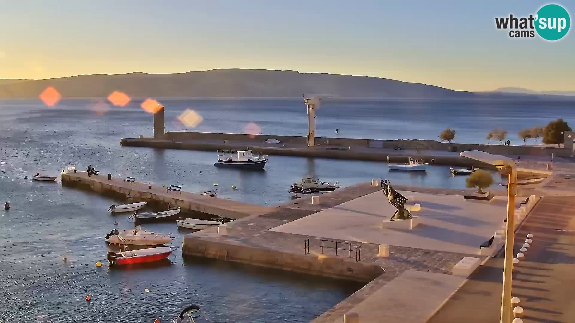 Senj Webcam – Panoramic view of Senj riva