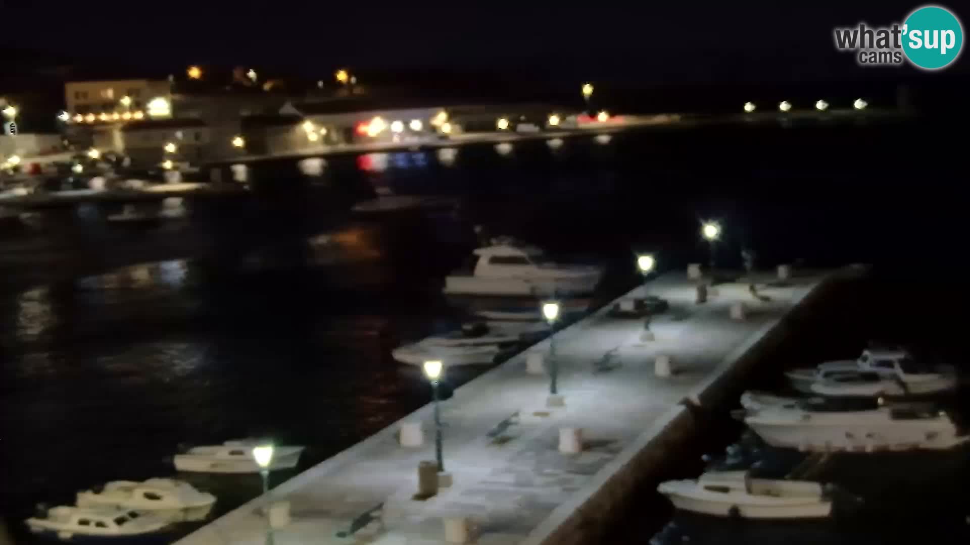 Senj Spletna kamera – pogled na obalo Senja