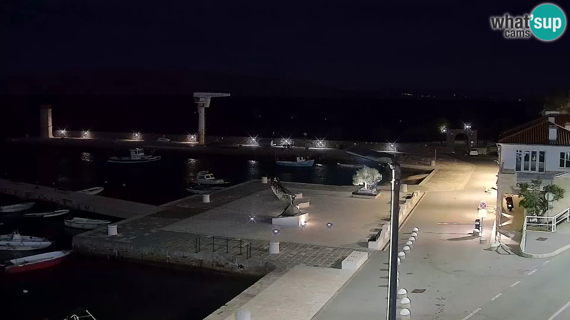 Senj Spletna kamera – pogled na obalo Senja