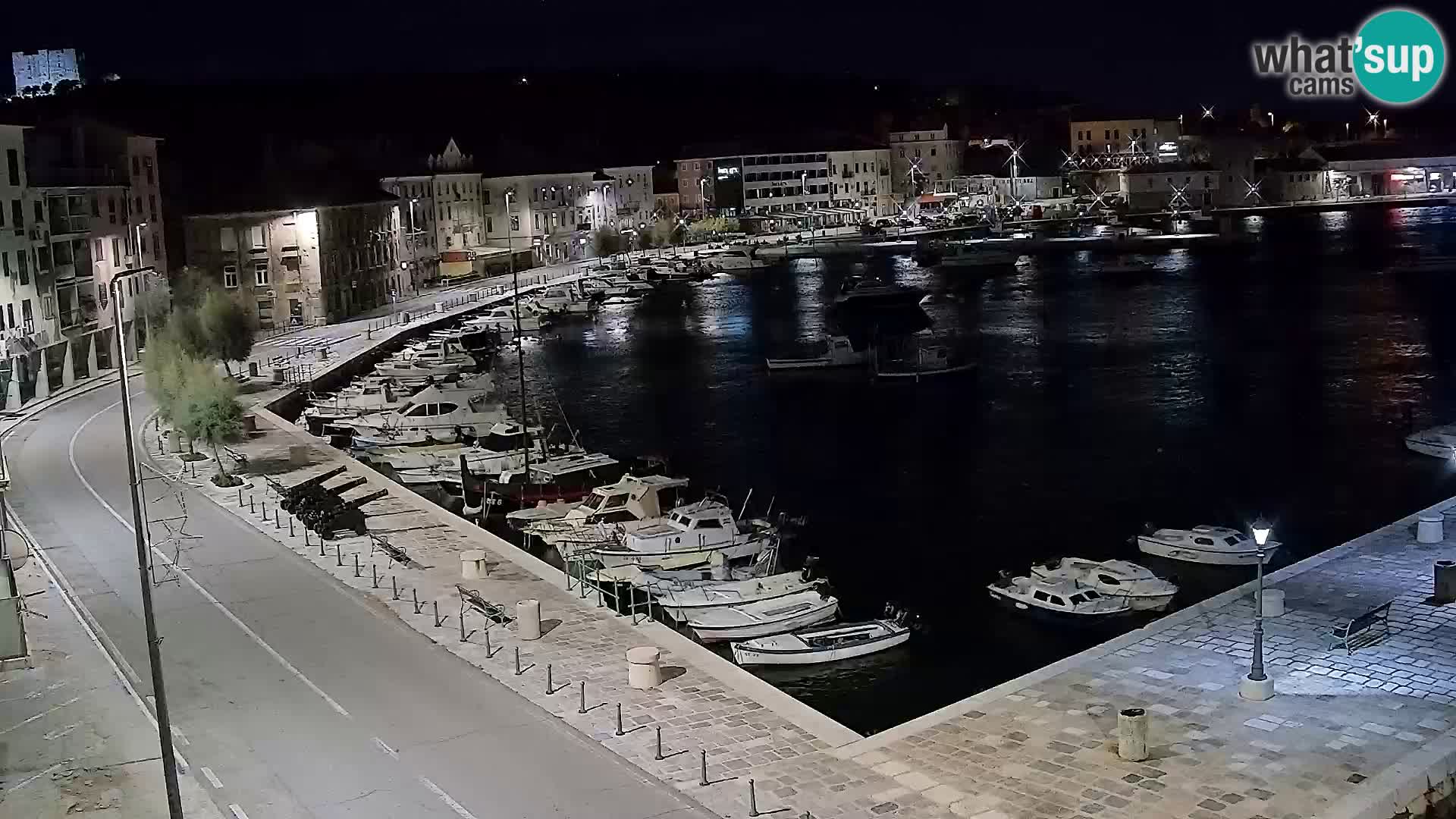 Kamera u živo Senj – Panoramski pogled na senjsku rivu