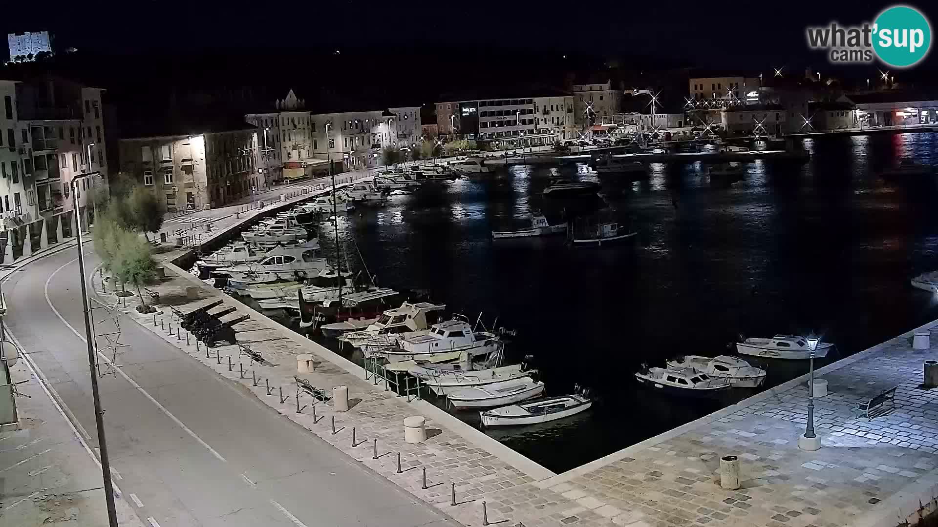 Senj camera en vivo – Vista panorámica de Senj riva