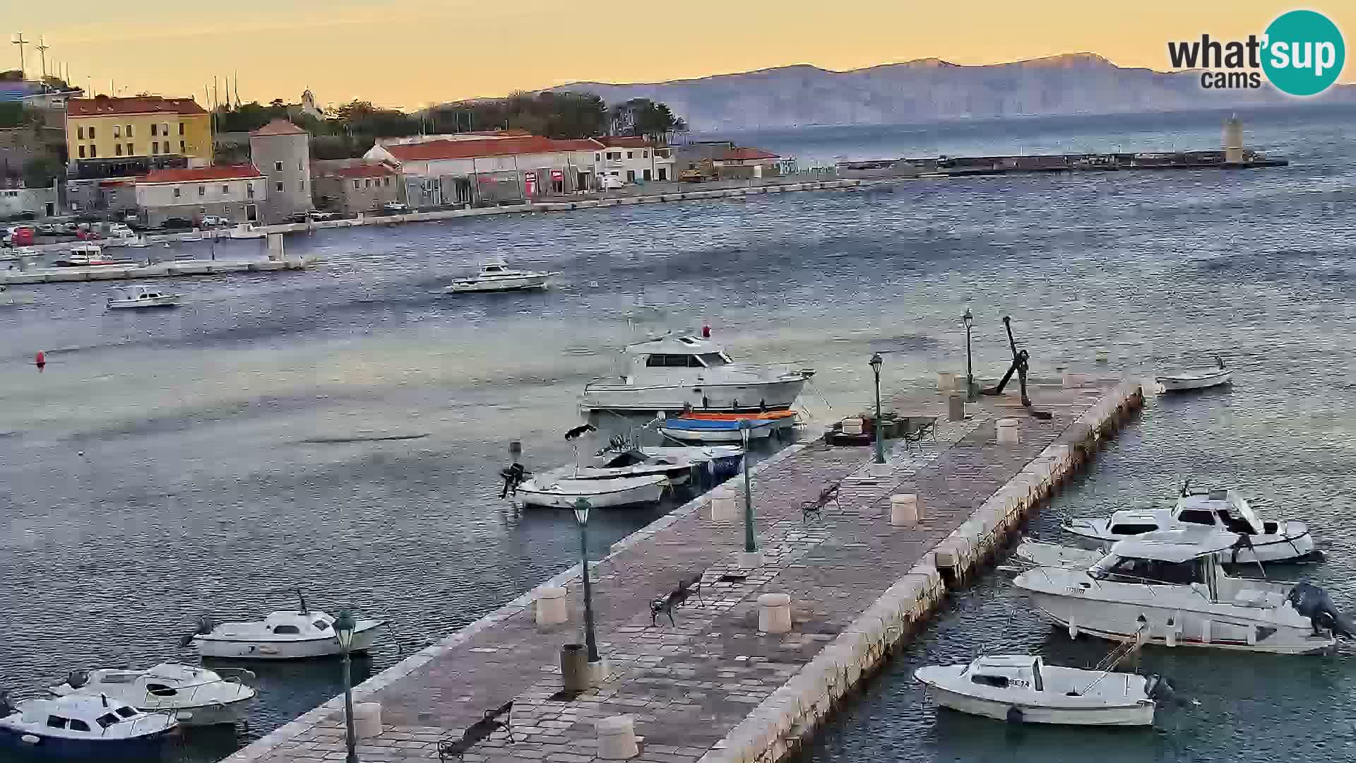 Senj Webcam – Panoramic view of Senj riva